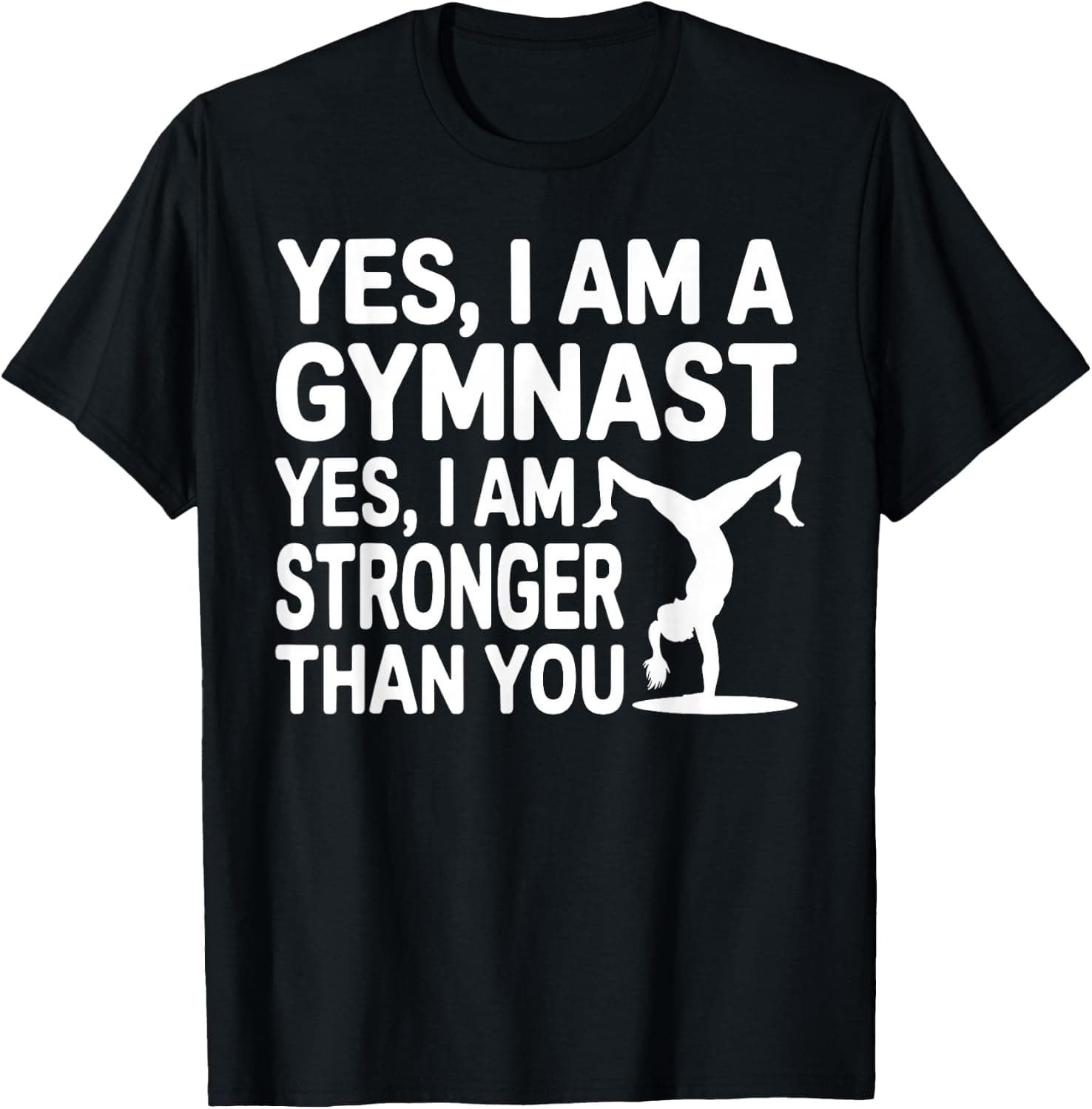 Cool Gymnastics Art for Women Girls Mom Gymnast Gymnastics T-Shirt - Trending Amazon merch on demand shirt with BSR 1,222,759