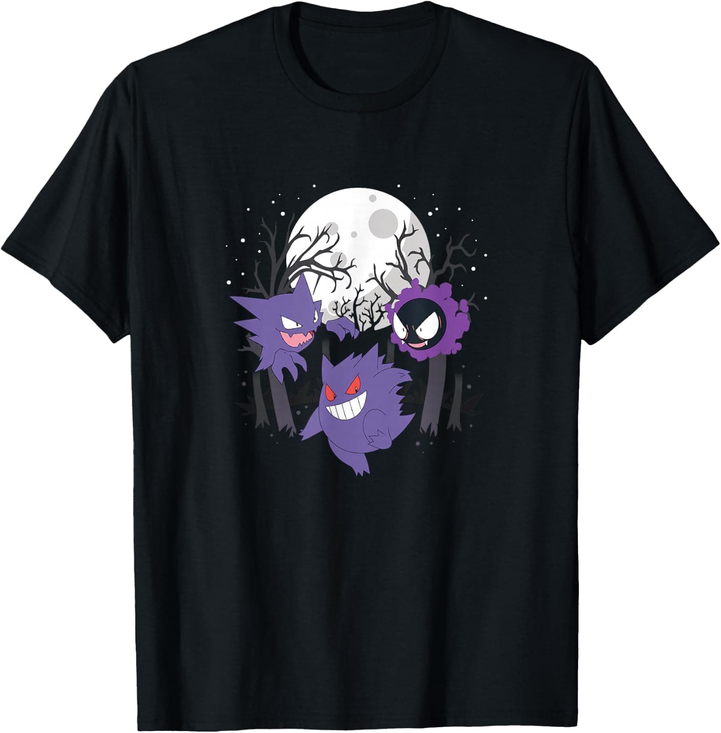 Pokémon - Gastly Gengar Hunter Forest T-Shirt - Trending POD product with BSR 275,463