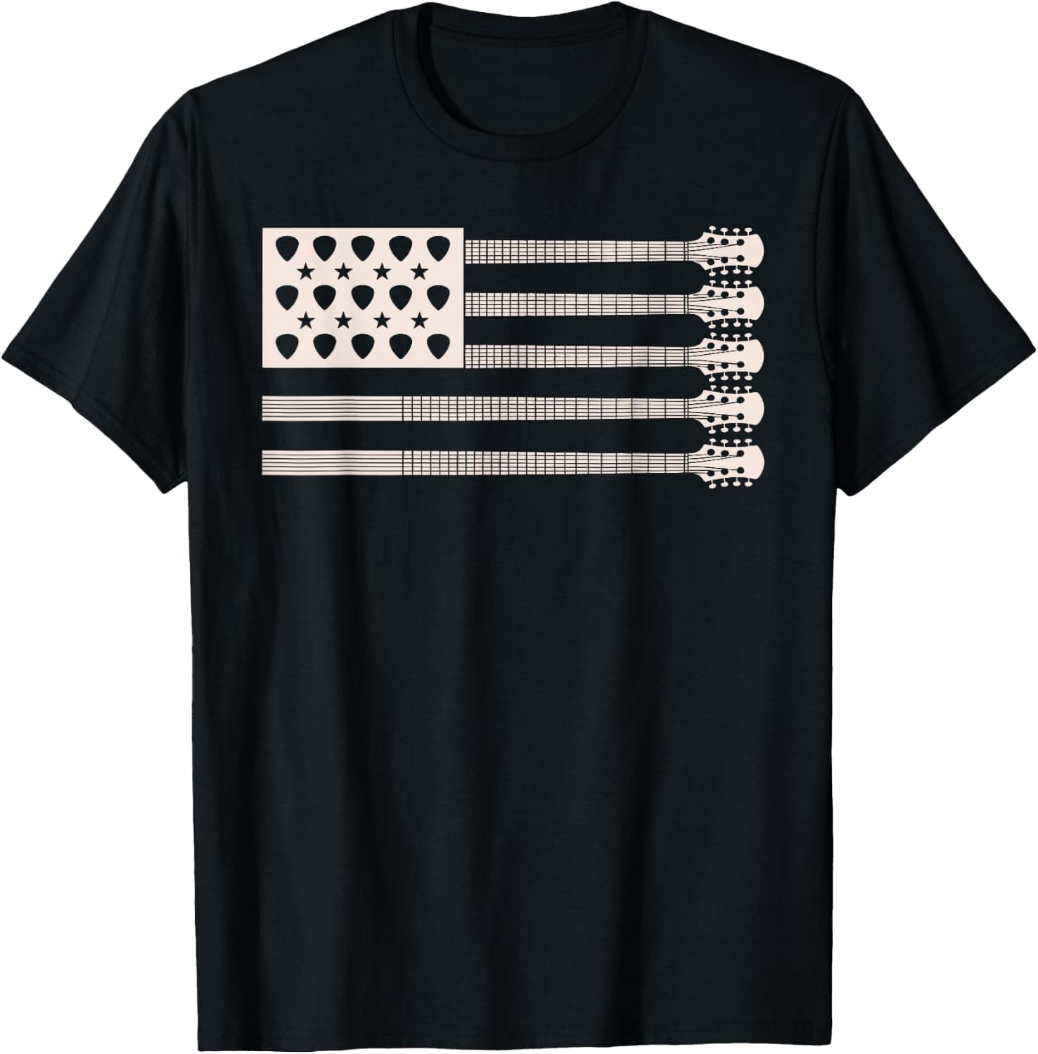Funny Guitar Design for Men Women Guitarist Guitar Player T-Shirt - Trending Amazon merch on demand shirt with BSR 1,290,302
