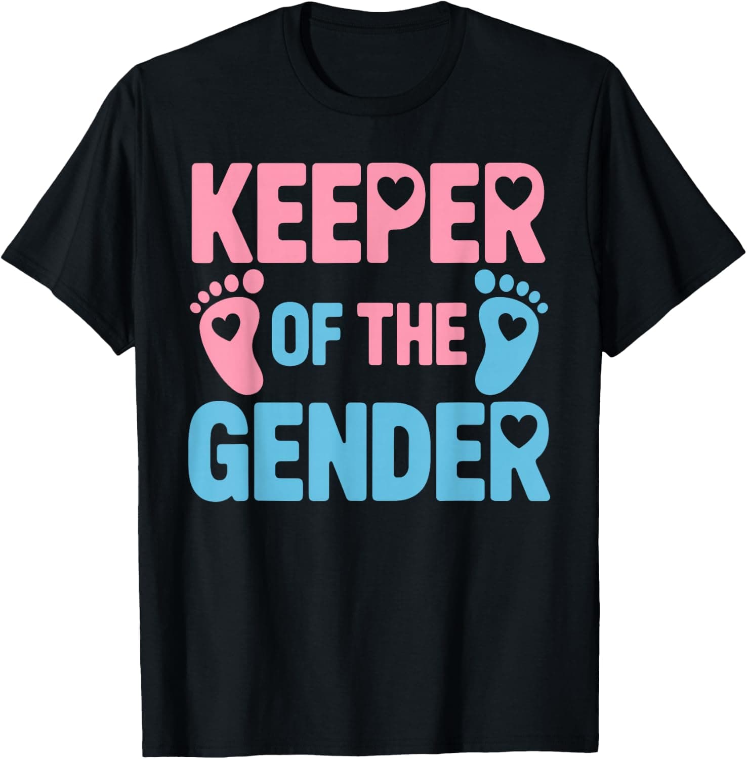 Gender Reveal Art for Men Women Team Pink Team Blue Party T-Shirt - Trending Amazon merch on demand shirt with BSR 1,427,581