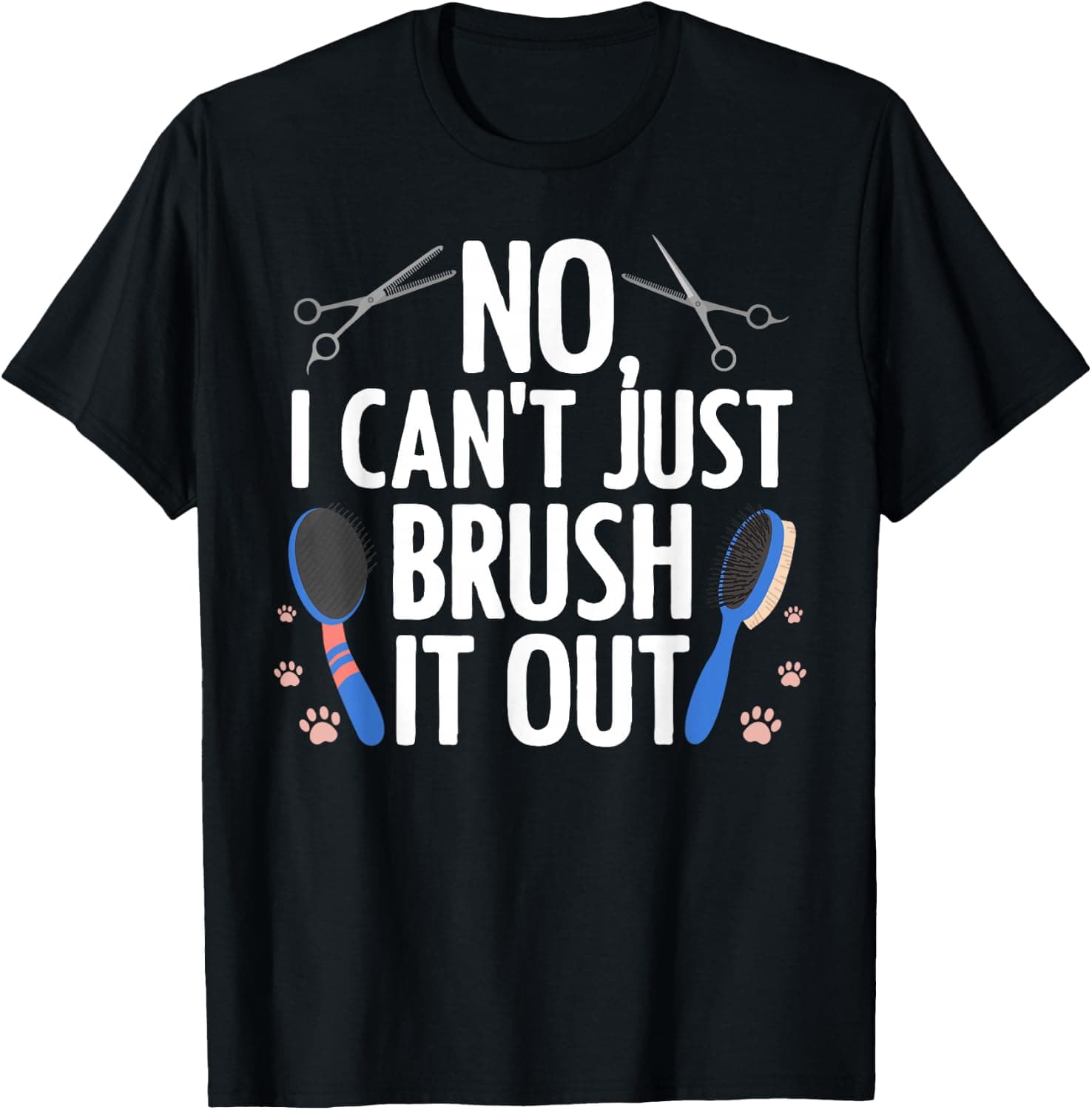Cute Dog Groomer Art for Men Women Pet Grooming Dog Groomer T-Shirt - Trending Amazon merch on demand shirt with BSR 1,824,583