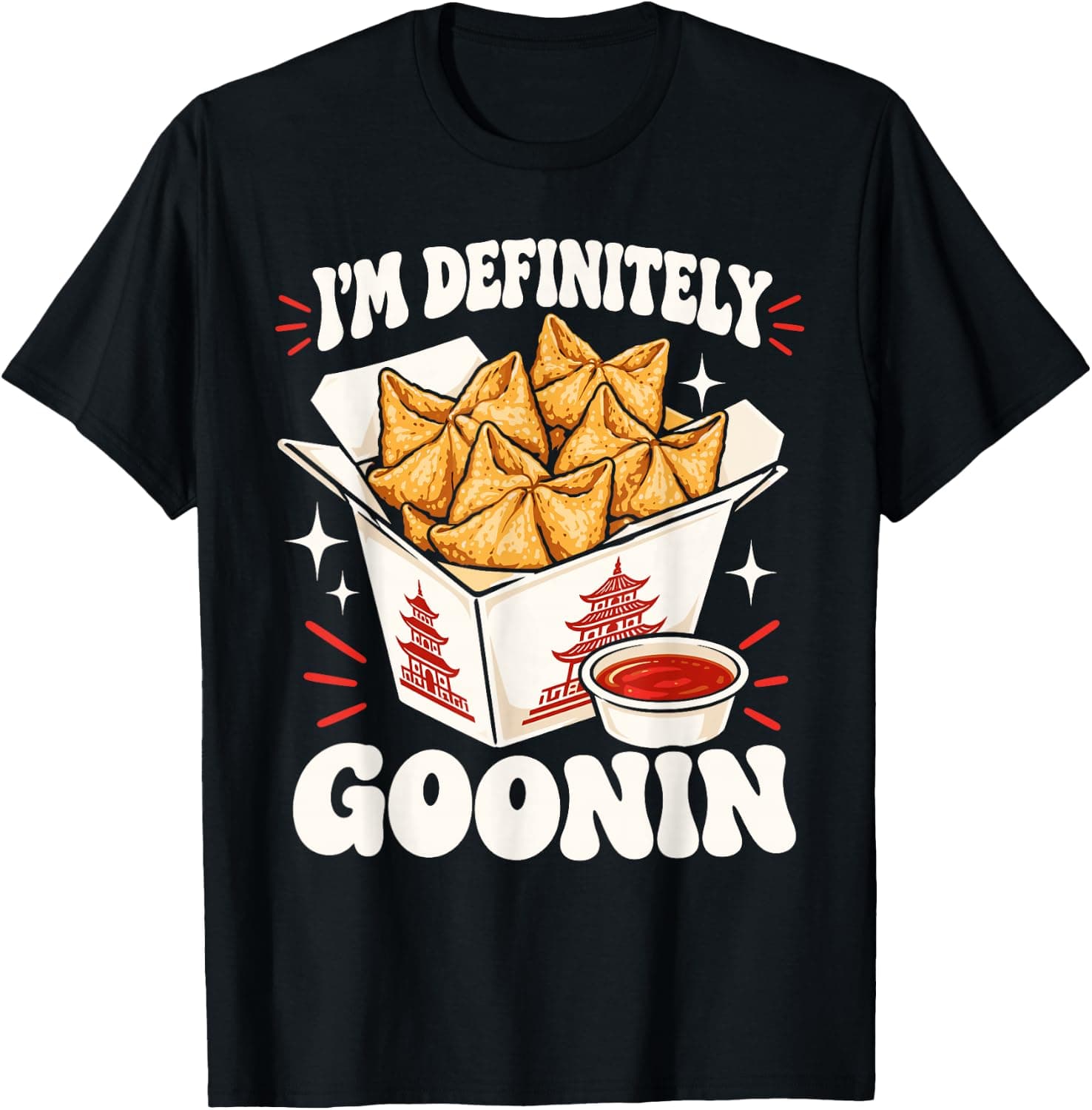 Crab Rangoon I'm Definitely Gooning T-Shirt - Trending Amazon merch on demand shirt with BSR 623,483