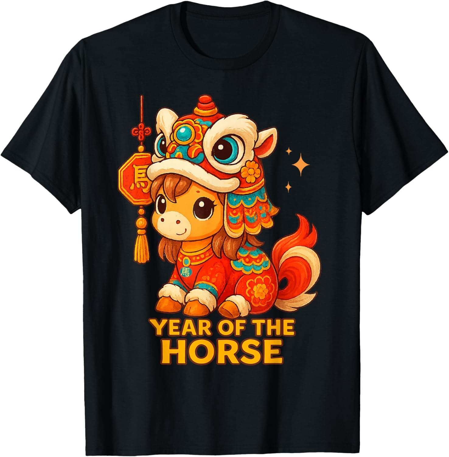 Chinese New Year of The Horse 2026 Lunar New Year Kids T-Shirt - Trending POD product with BSR 190,001