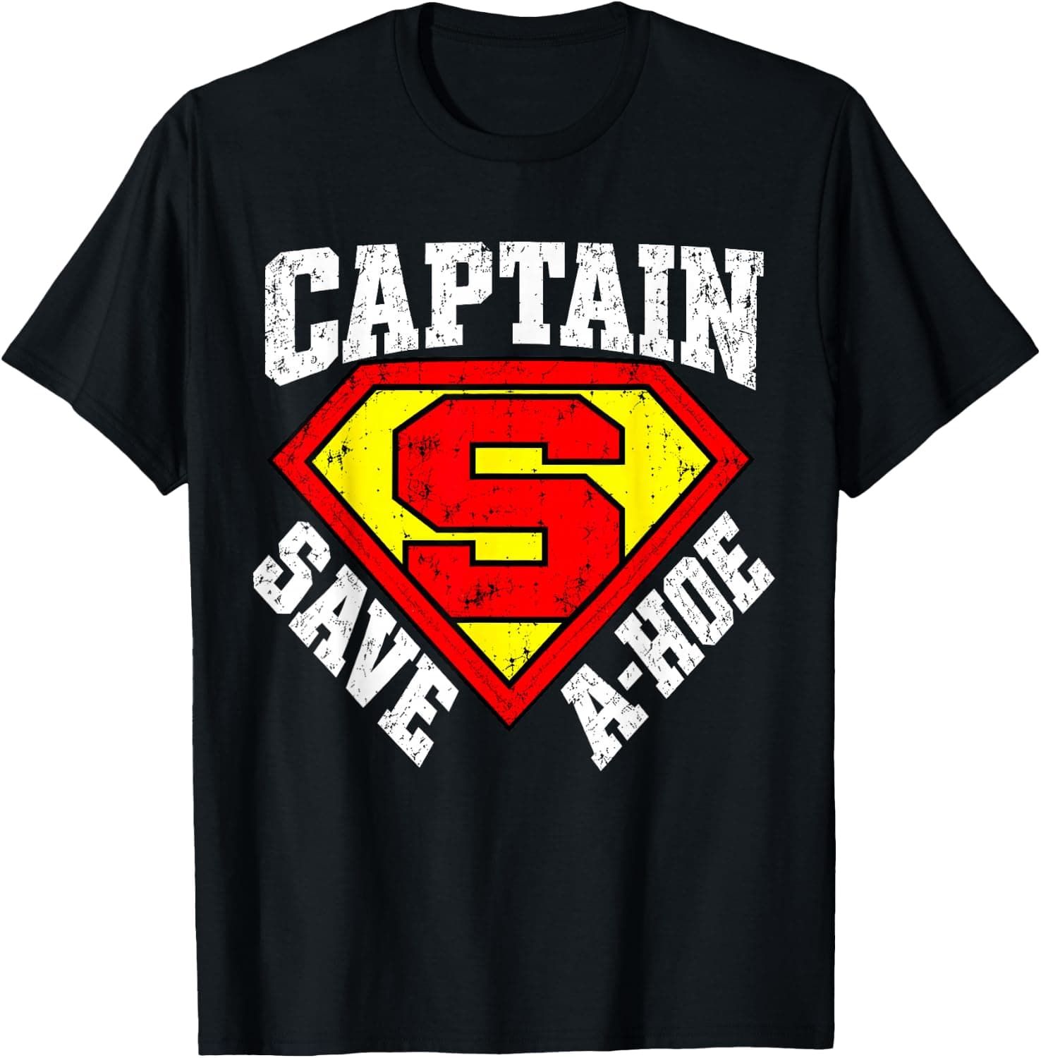 Vintage Captain Save A Hoe Costume Men Women Halloween Day T-Shirt - Trending POD product with BSR 48,081