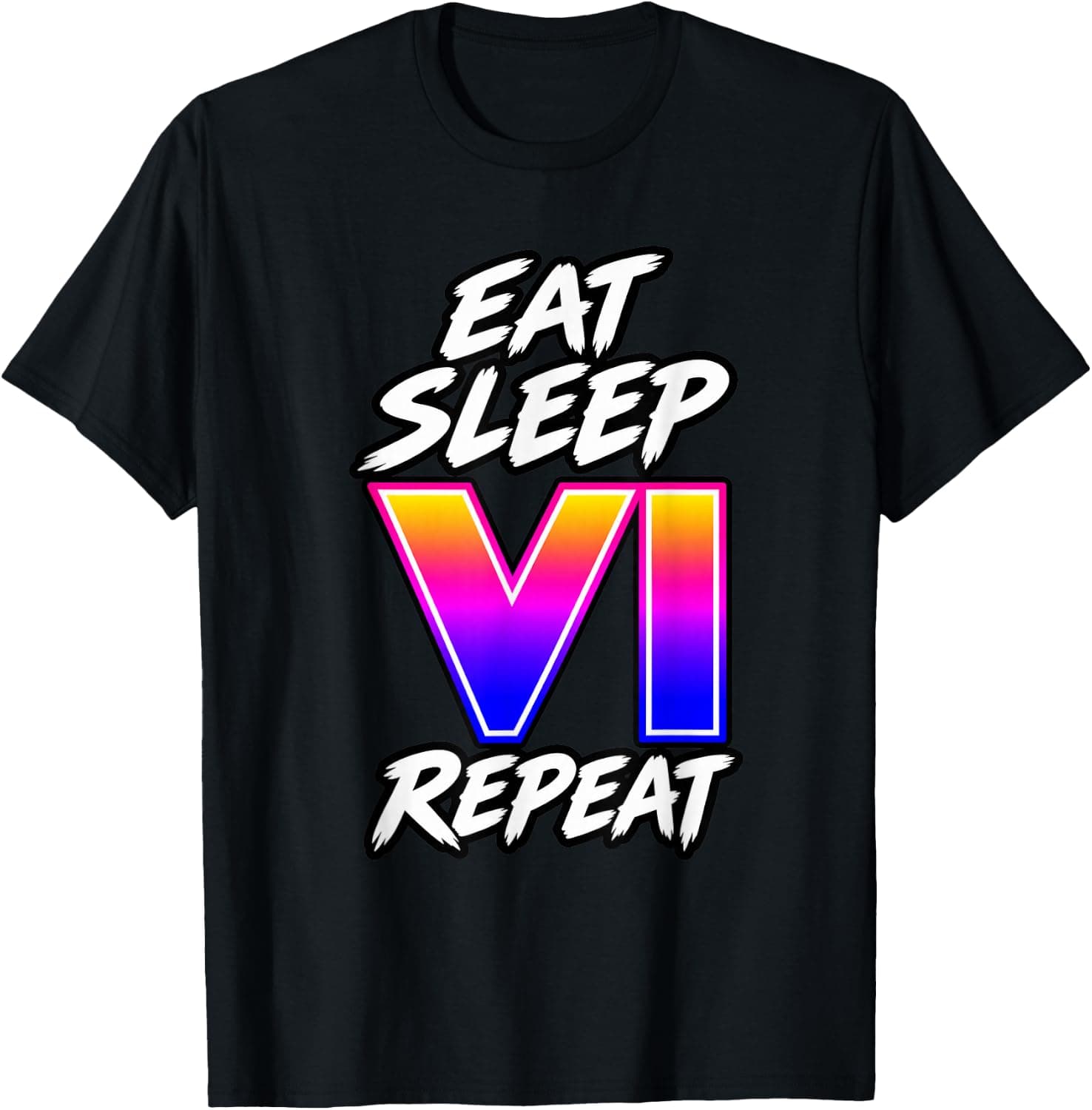 Eat Sleep Game Repeat Gamer Lifestyle GTA T-Shirt - Trending POD product with BSR 657,773