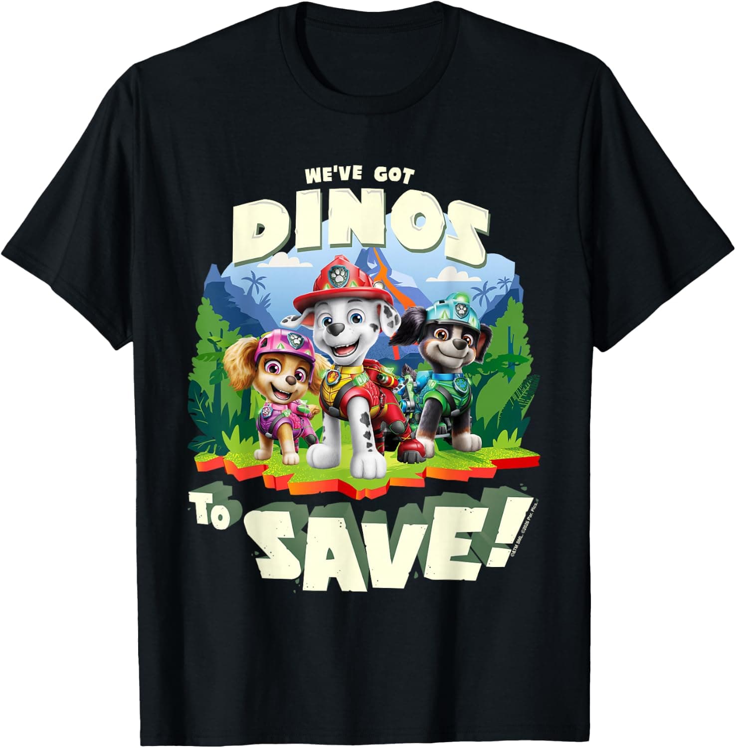 Paw Patrol: The Dino Movie We've Got Dino's to Save T-Shirt - Trending POD product with BSR 88,172
