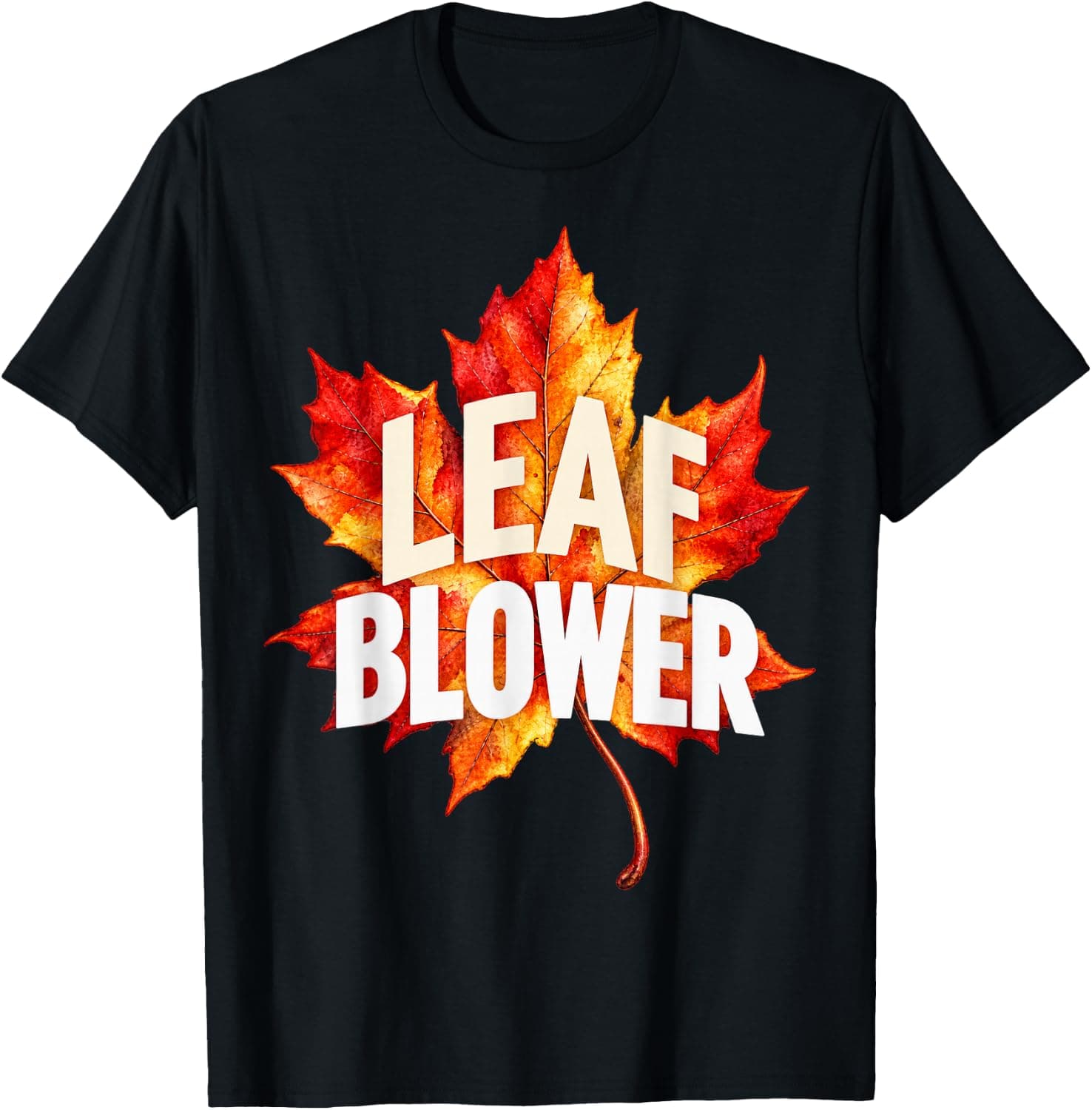 Leaf Blower Funny Couples Halloween Matching Fall T-Shirt - Trending Amazon merch on demand shirt with BSR 1,725,418