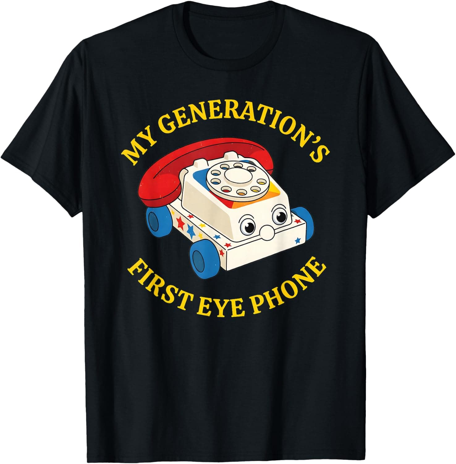 My Generation's First Eye Phone Vintage Rotary Toy T-Shirt - Trending POD product with BSR 733,436