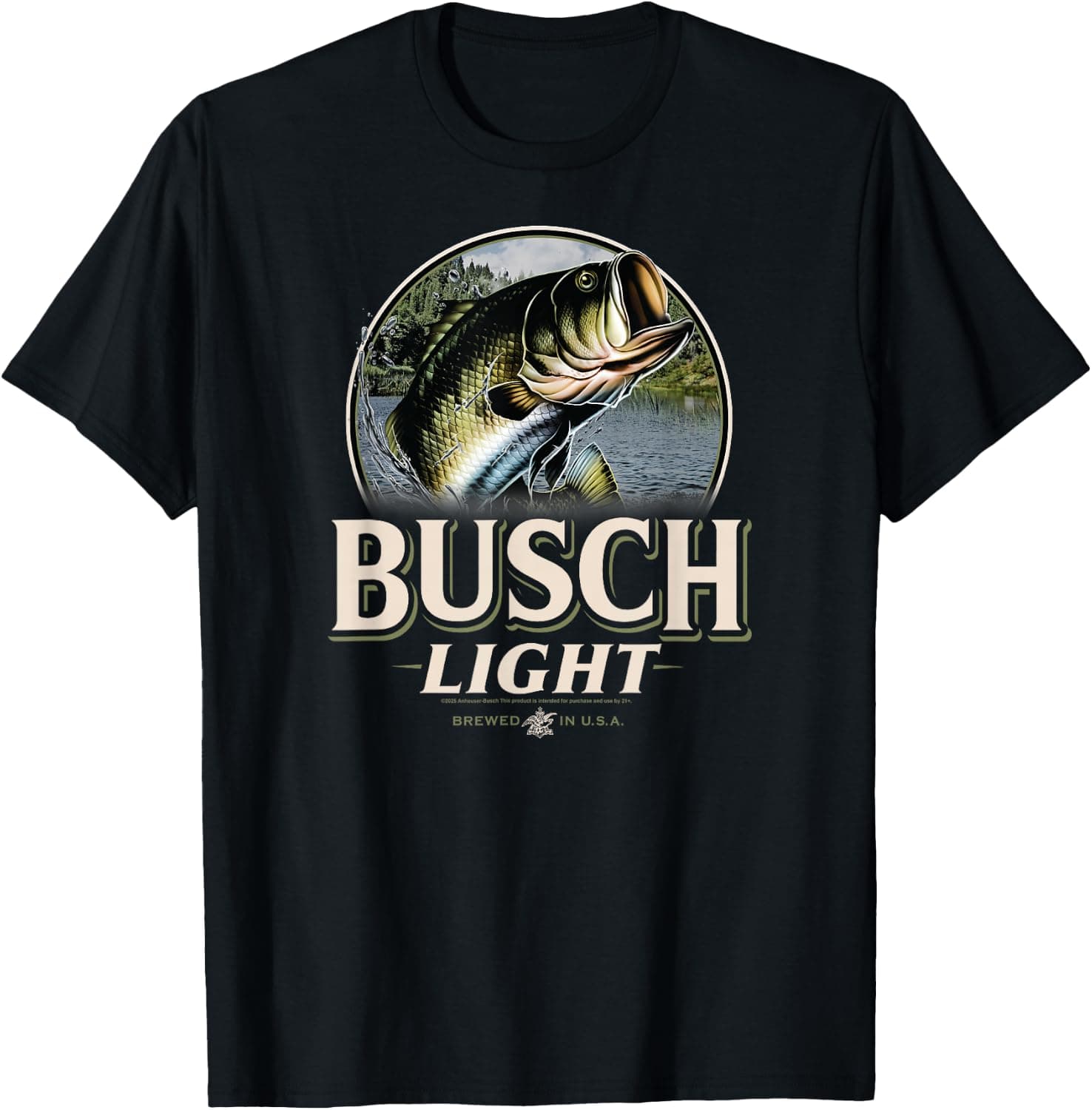 Busch Light - Last Cast - Bass Fish T-Shirt - Trending POD product with BSR 184,912