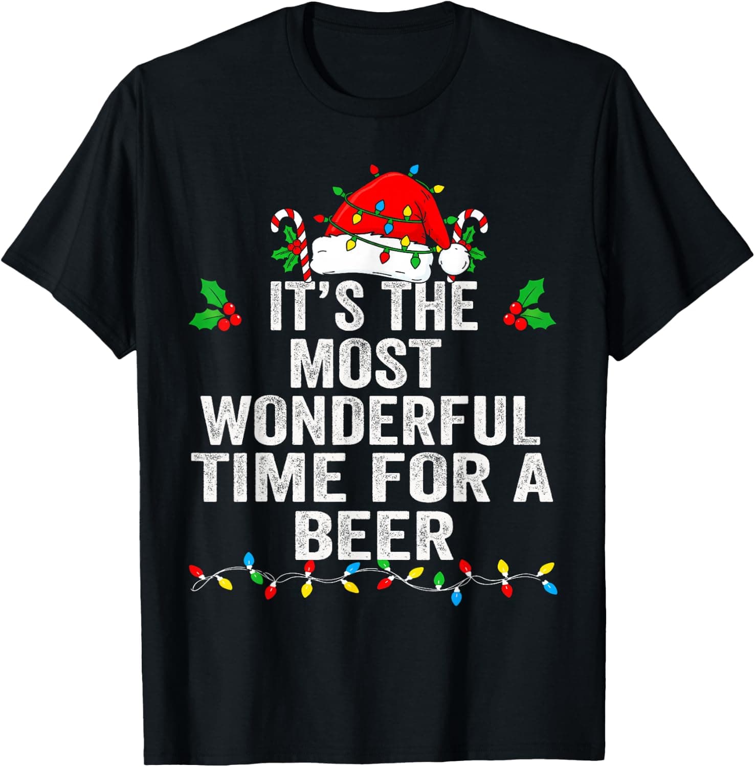 Funny Christmas Tee Shirts for Men Ugly Christmas Vacation T-Shirt - Trending Amazon merch on demand shirt with BSR 1,080,321
