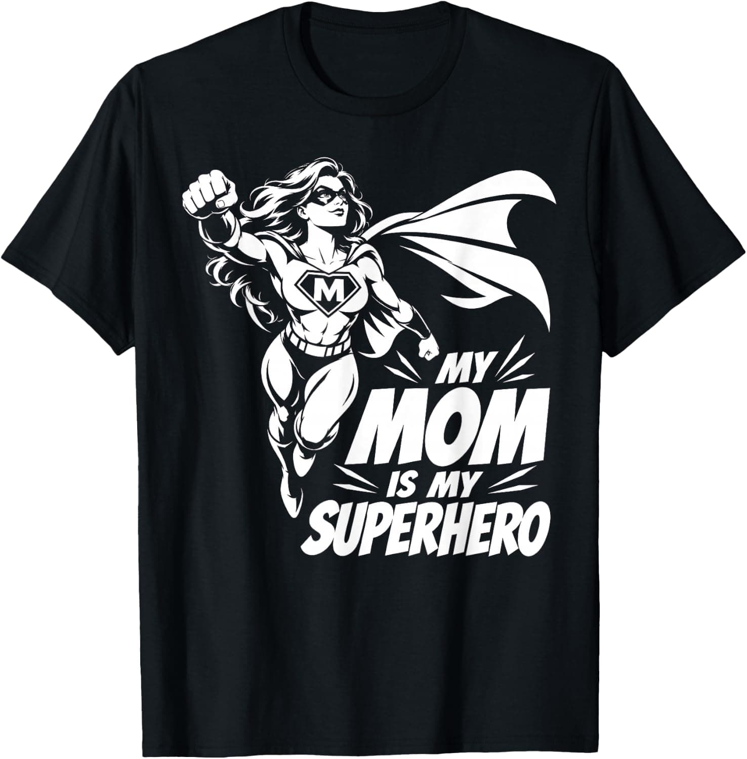 My Mom is My Superhero Kids Cool Mother's Day Comic Lover T-Shirt - Trending POD product with BSR 575,063