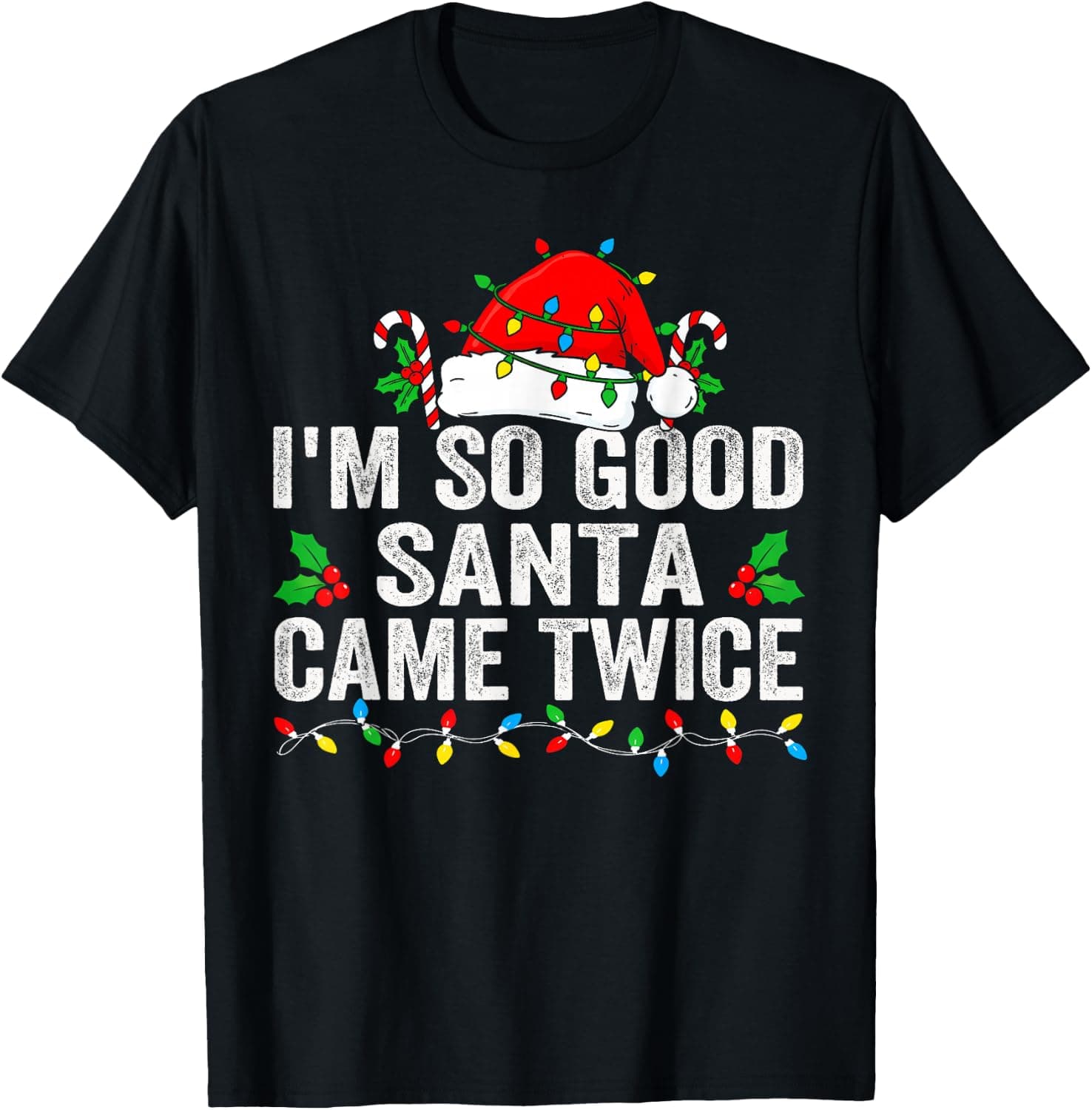Funny Christmas Tee Shirts for Men Ugly Christmas Vacation T-Shirt - Trending Amazon merch on demand shirt with BSR 1,460,078
