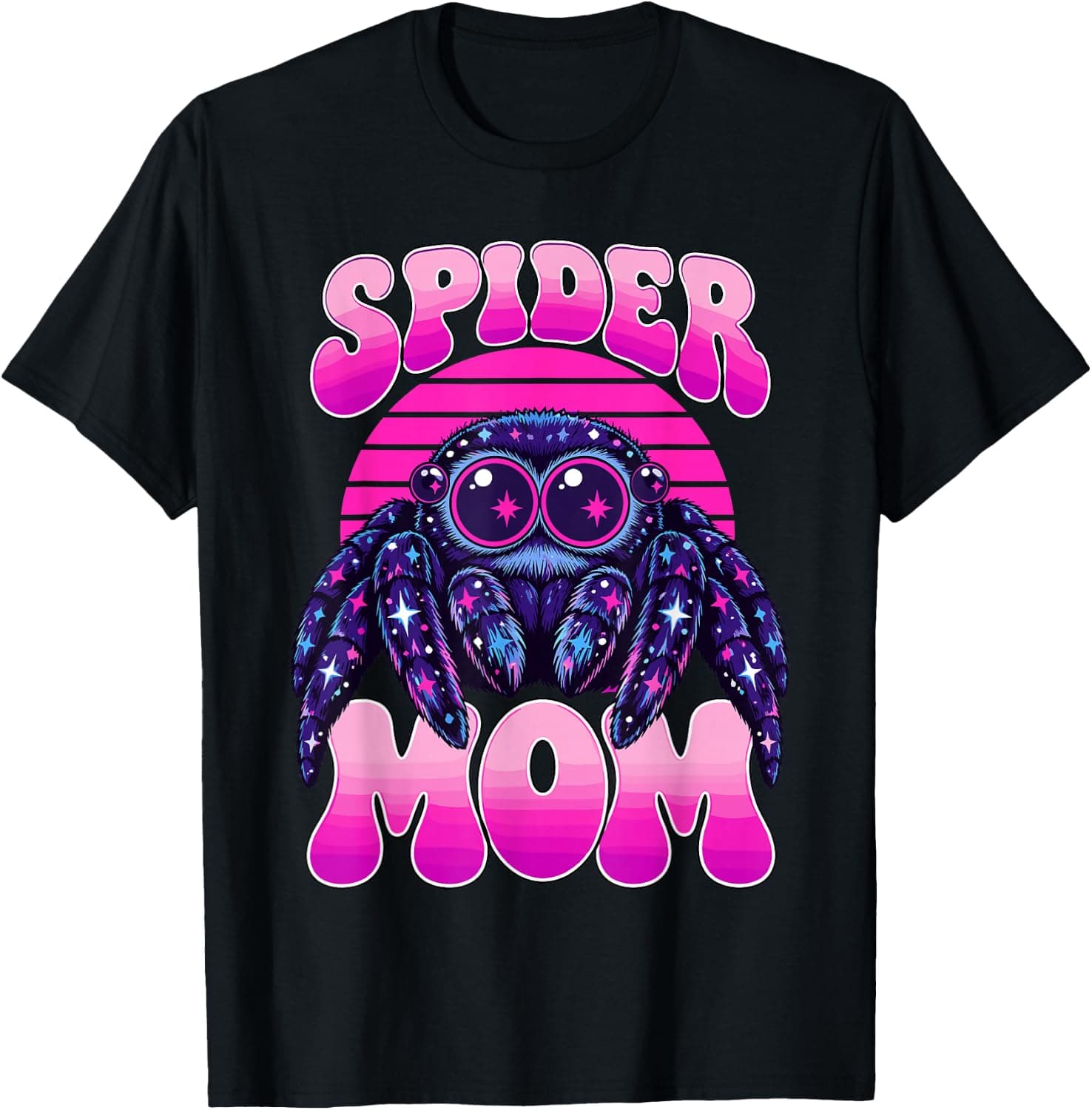 Jumping Spider Art for Women Girls Mom Jumping Spider Lover T-Shirt - Trending Amazon merch on demand shirt with BSR 854,252