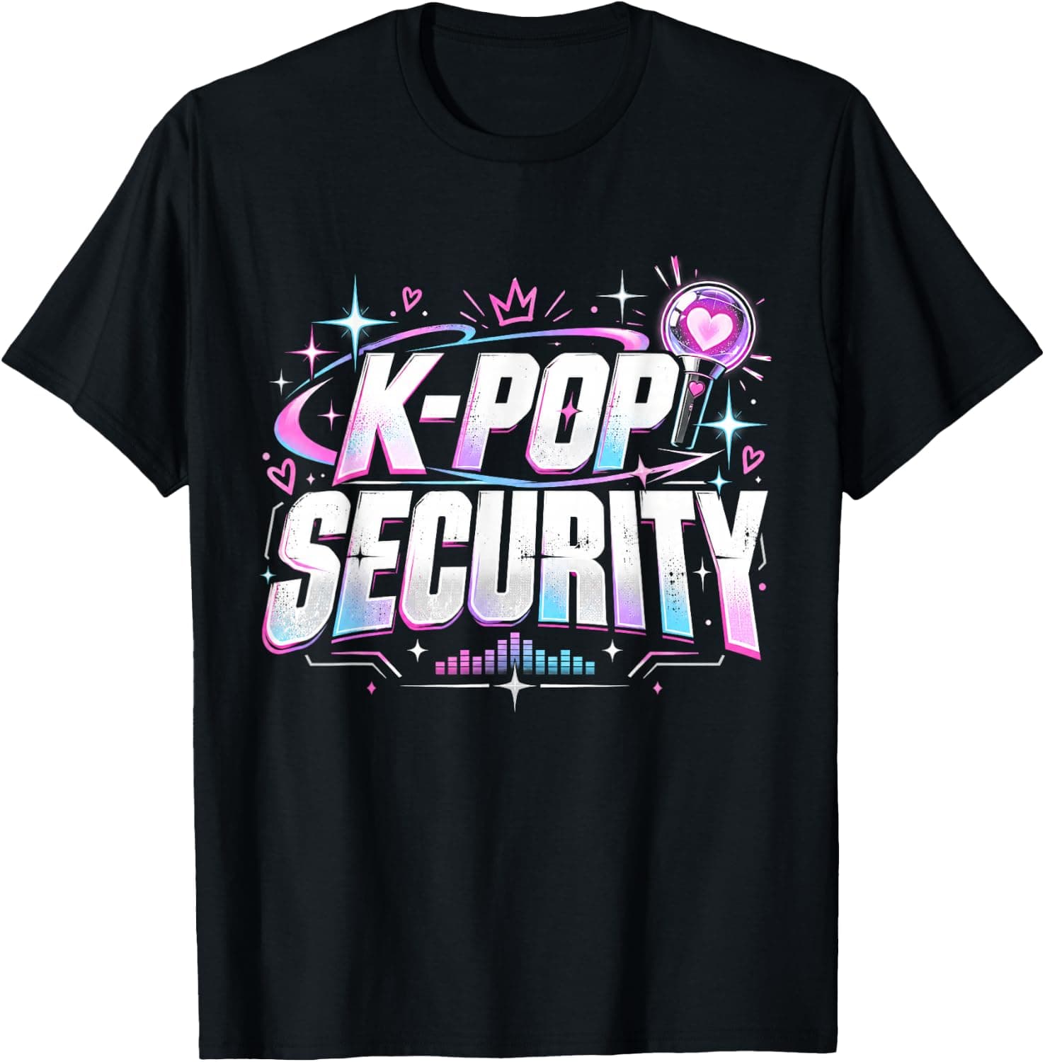 K-Pop Security Mom Dad Funny Halloween Costume Concert Fan T-Shirt - Trending Amazon merch on demand shirt with BSR 1,022,701