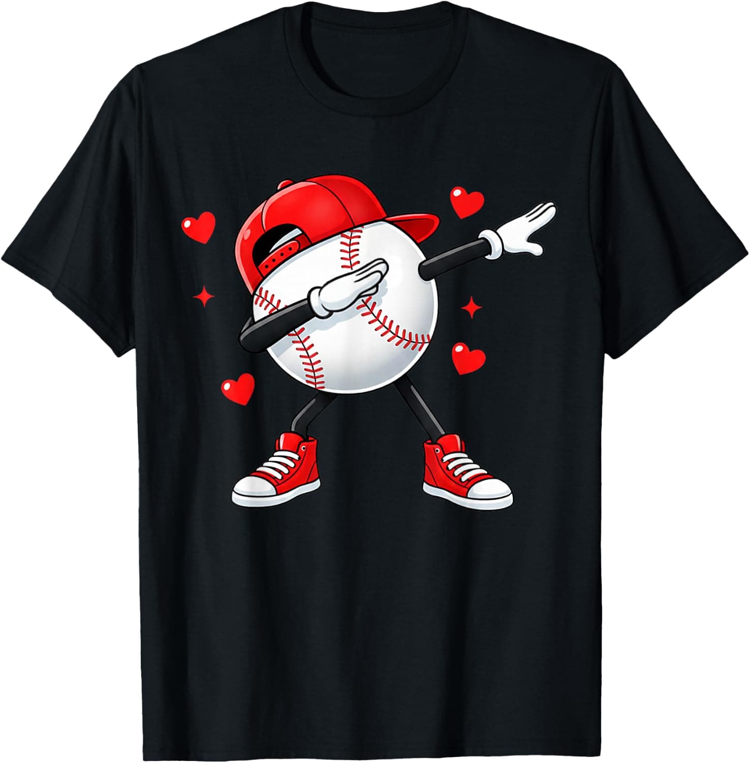 Boys Valentines Baseball T-Shirt - Trending POD product with BSR 249,688
