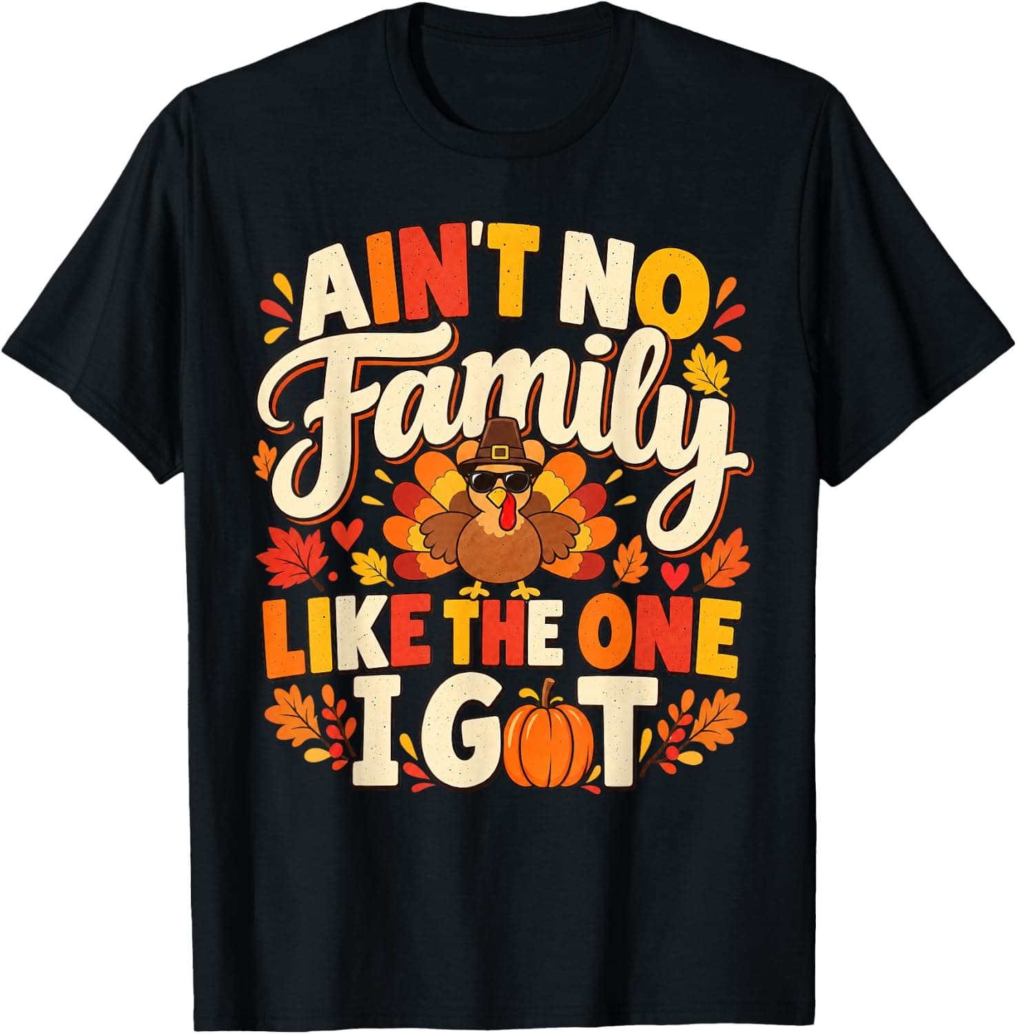 Thanksgiving Family Matching 2026 Crew Turkey Squad T-Shirt - Trending Amazon merch on demand shirt with BSR 1,306,497