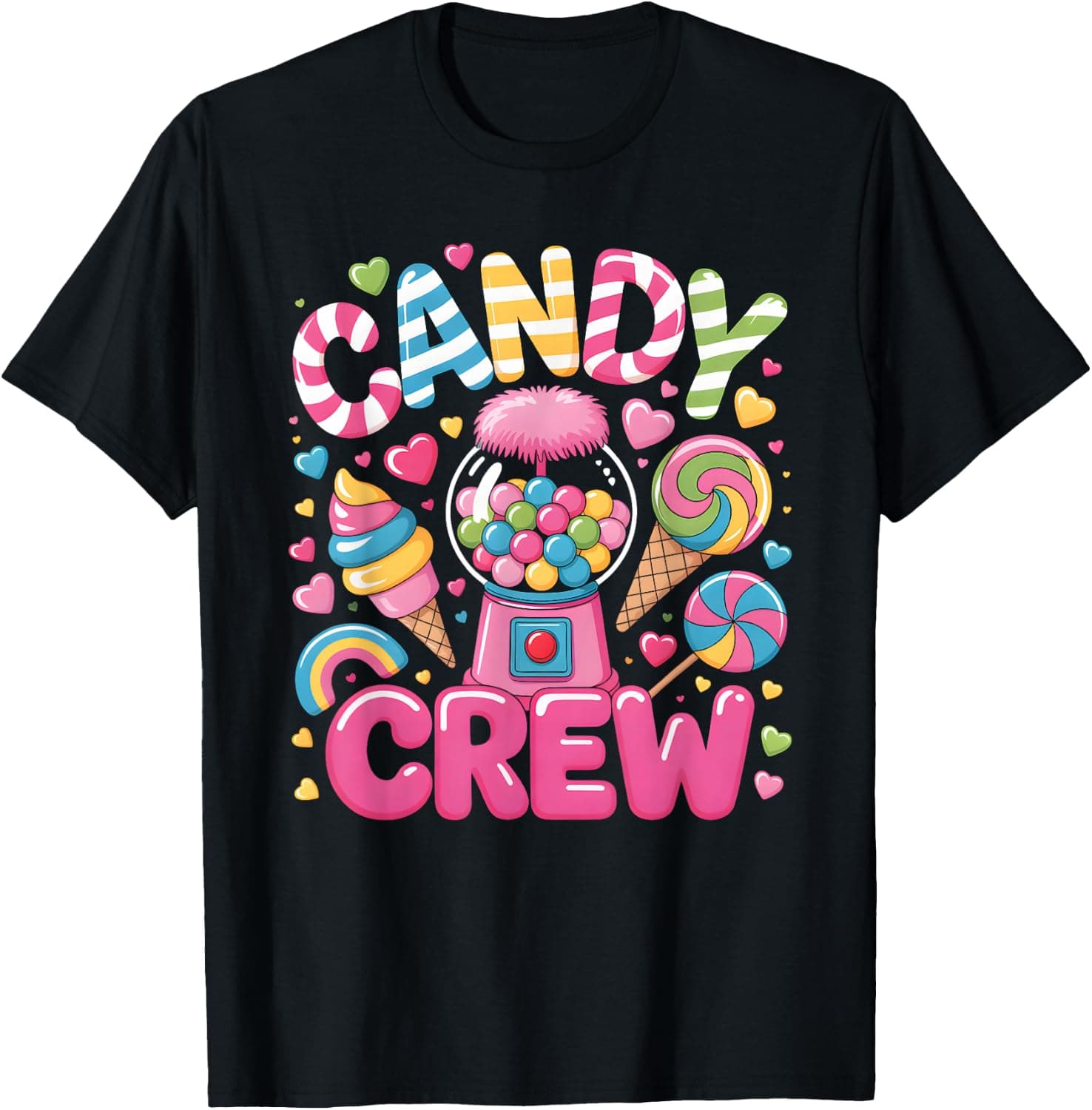 Candy Crew Candy Costume Women Candy Land Kids T-Shirt - Trending Amazon merch on demand shirt with BSR 761,723