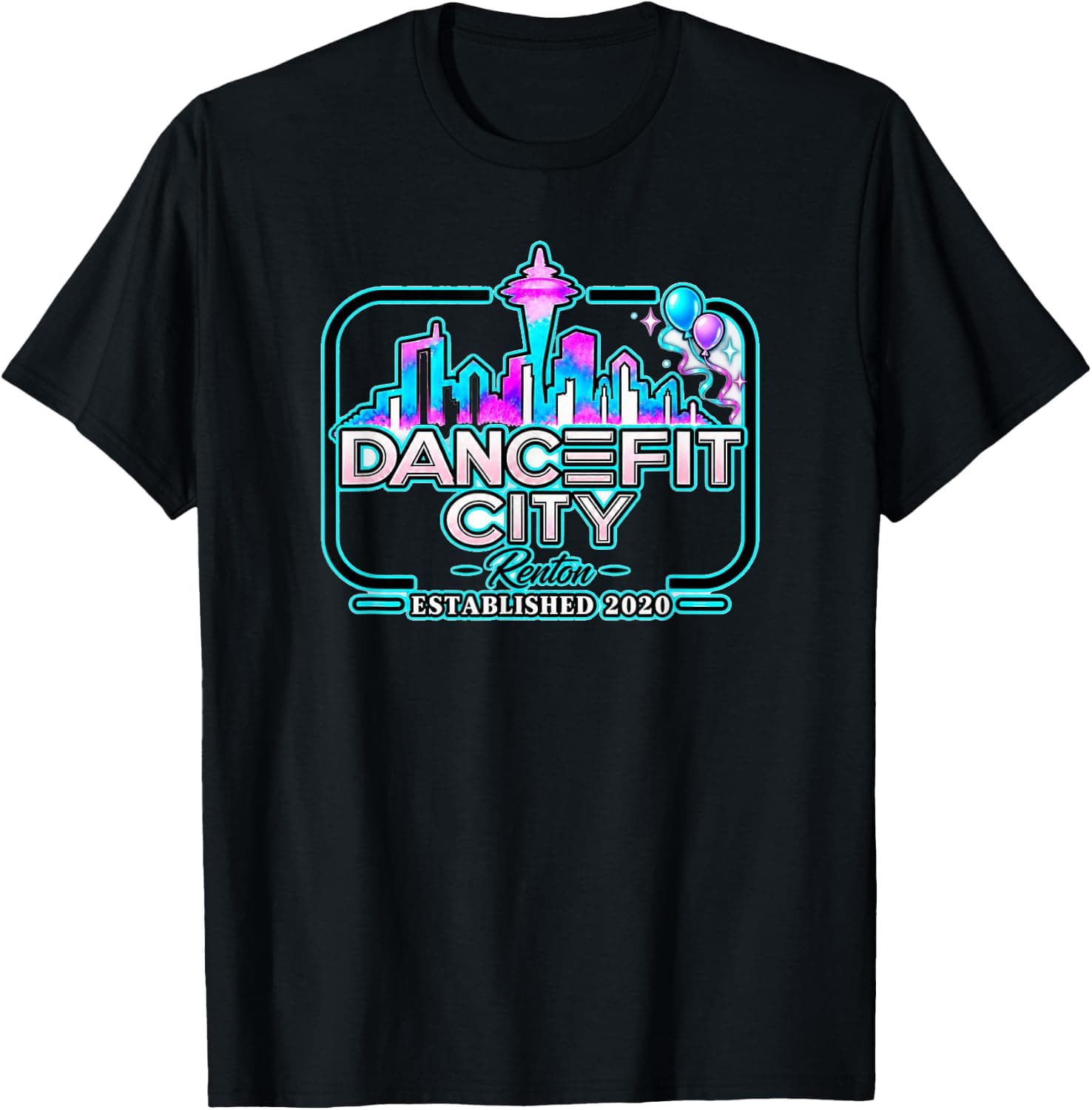 DanceFit City Skyline 6th Anniversary Edition II T-Shirt - Trending POD product with BSR 566,581