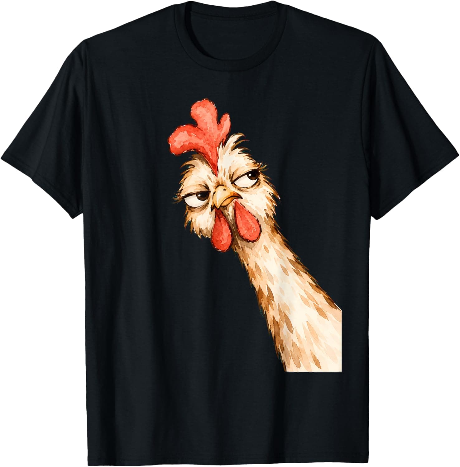Funny Chicken Farm Animal Humor T-Shirt - Trending Amazon merch on demand shirt with BSR 1,022,264