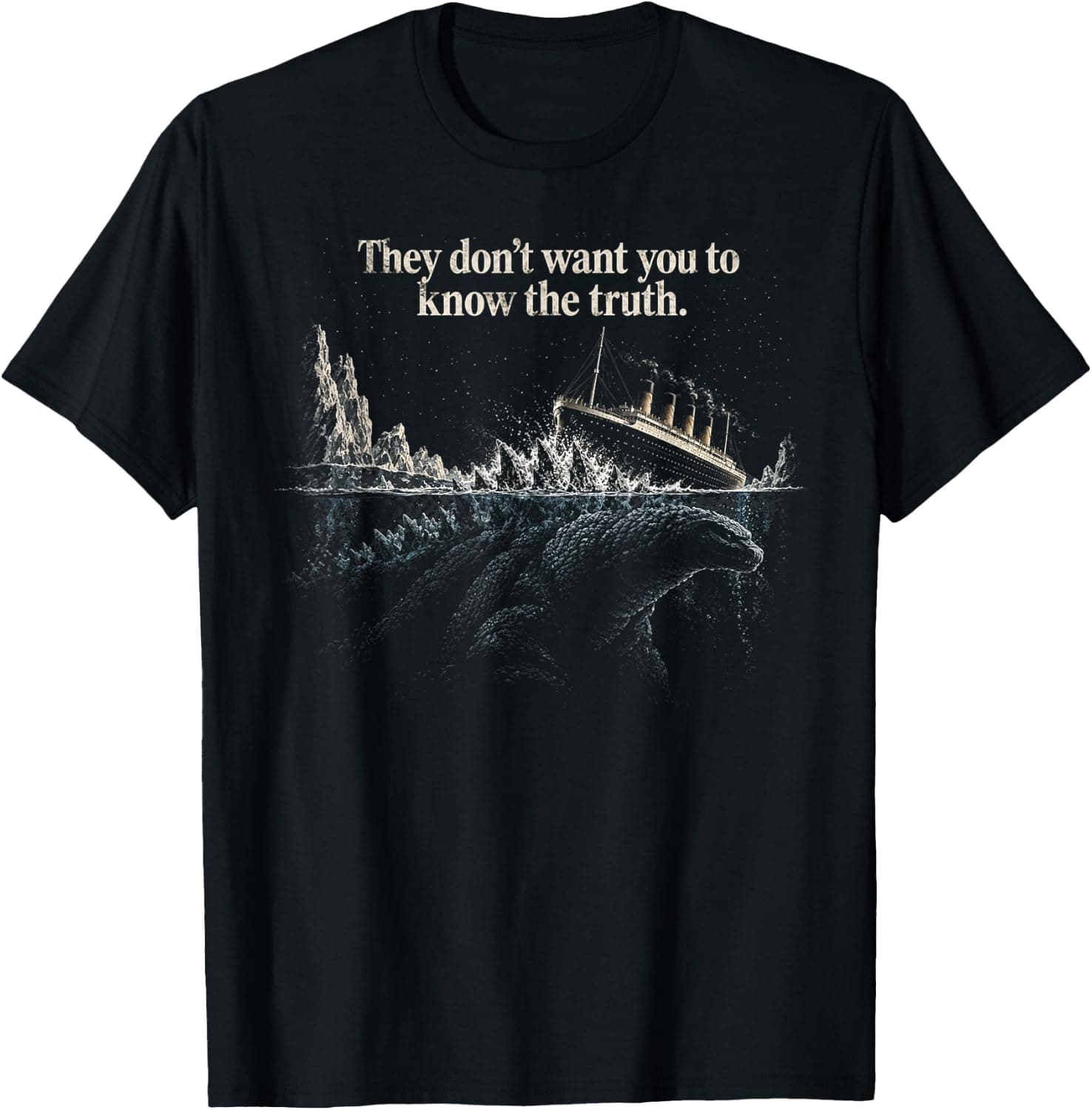 They Don't Want You to Know The Truth Deep Sea Art T-Shirt - Trending Amazon merch on demand shirt with BSR 893,745