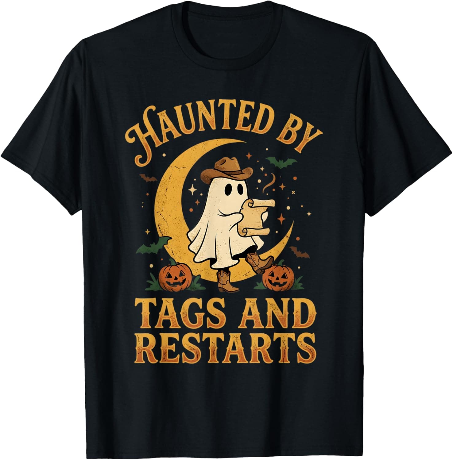 Line Dance Halloween Ghost Line Dancing Line Dancer T-Shirt - Trending Amazon merch on demand shirt with BSR 982,279