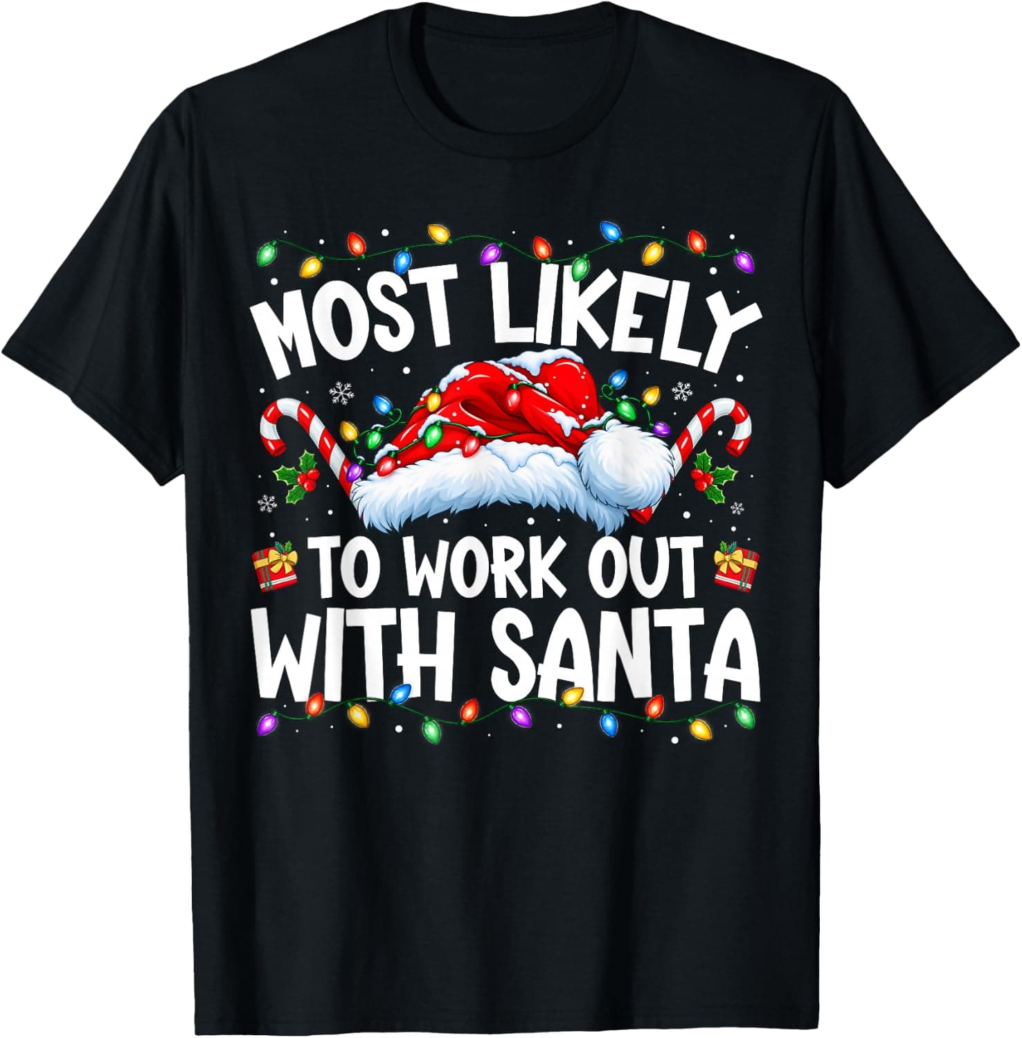 Most Likely to Christmas Shirt Matching Family Pajamas Funny T-Shirt - Trending Amazon merch on demand shirt with BSR 1,722,825