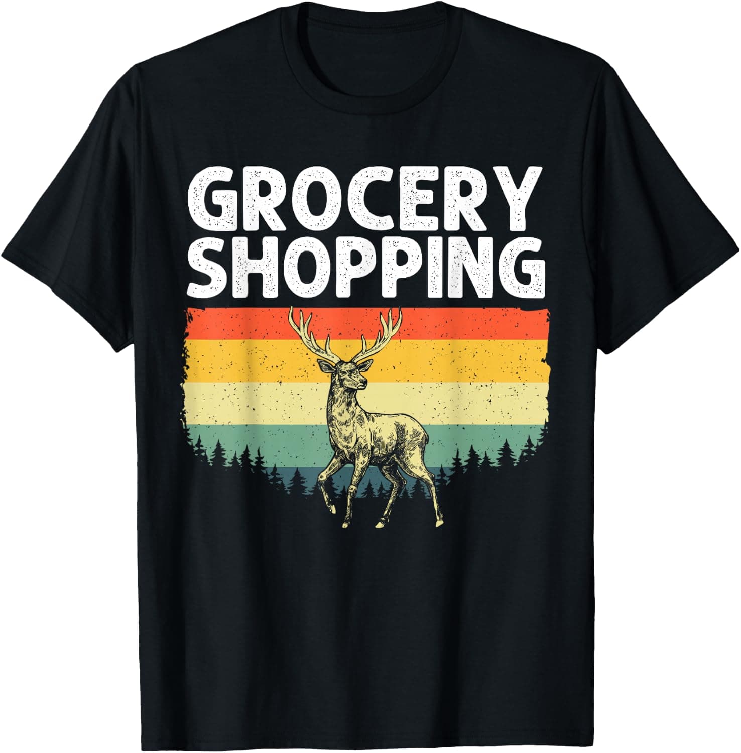 Deer Hunting Art for Men Women Wildlife Hunter Deer Hunting T-Shirt - Trending Amazon merch on demand shirt with BSR 1,575,203