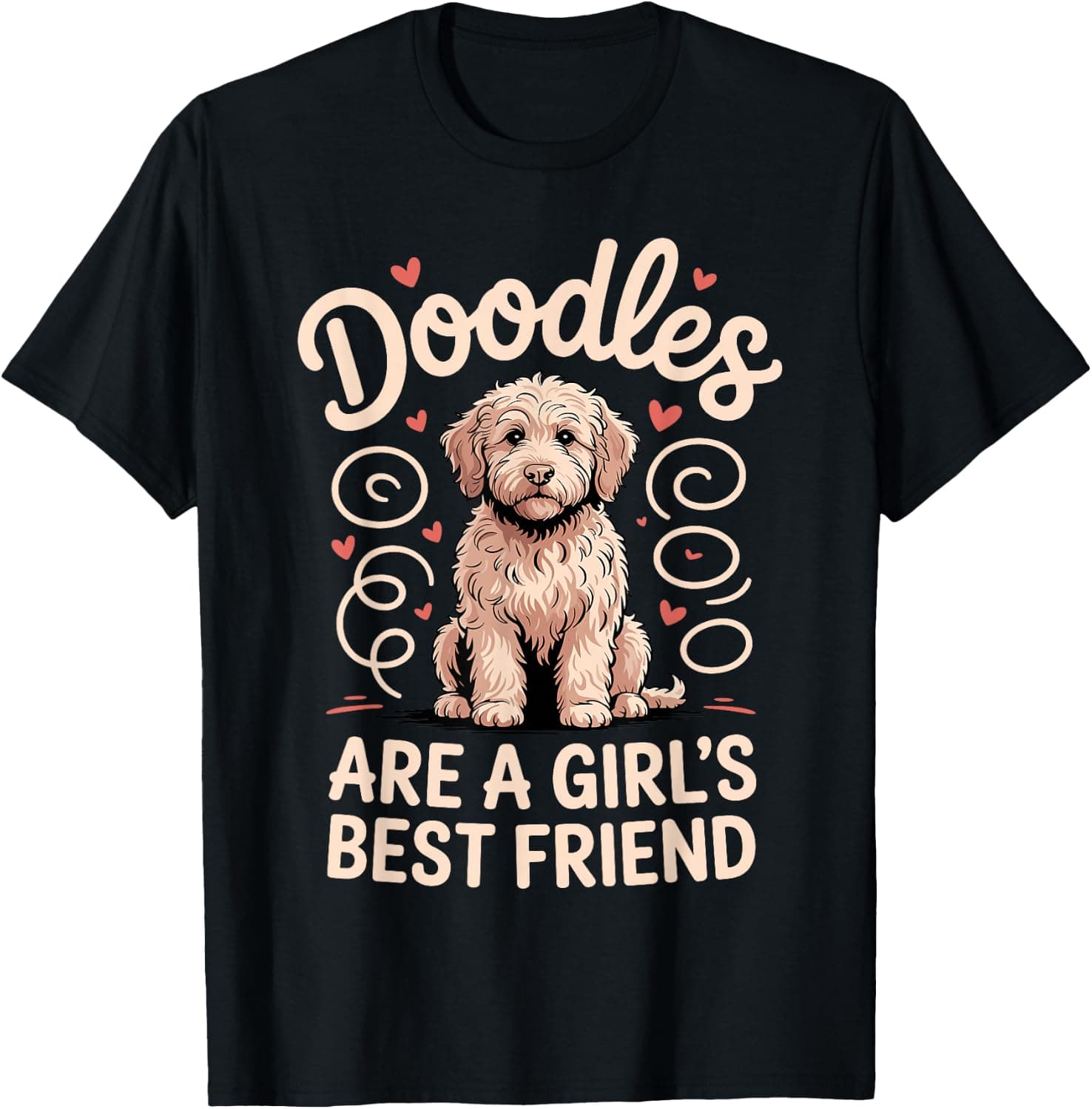 Funny Goldendoodle Art for Women Girl Mom Goldendoodle Lover T-Shirt - Trending Amazon merch on demand shirt with BSR 1,502,506