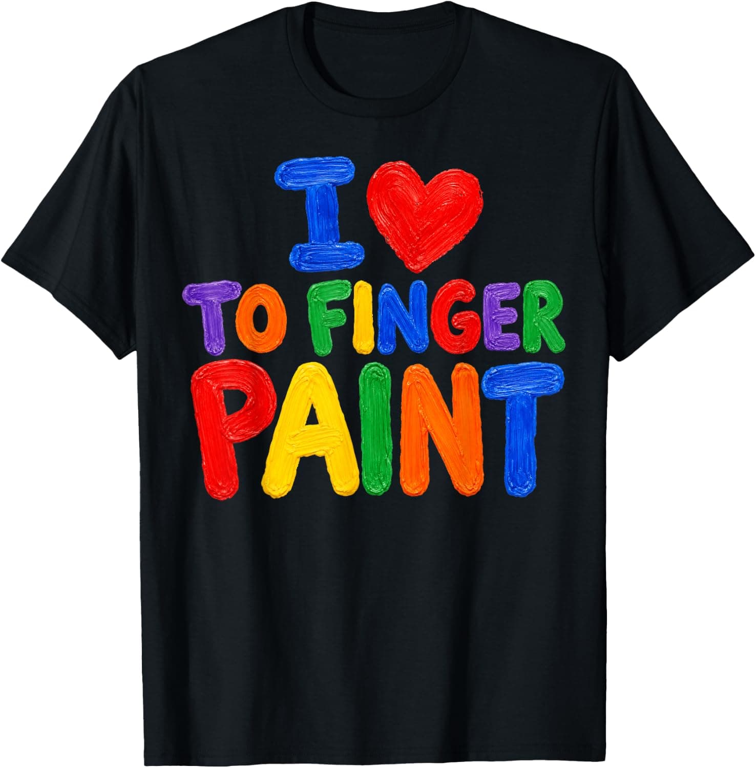 I Heart Love to Finger Paint I'm Paint Cute Couple Valentine T-Shirt - Trending POD product with BSR 233,899