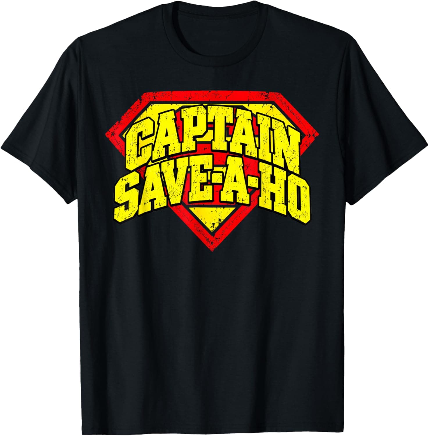 Vintage Cap-Tian Funny Save A Ho Costume Halloween Women Men T-Shirt - Trending POD product with BSR 726,106