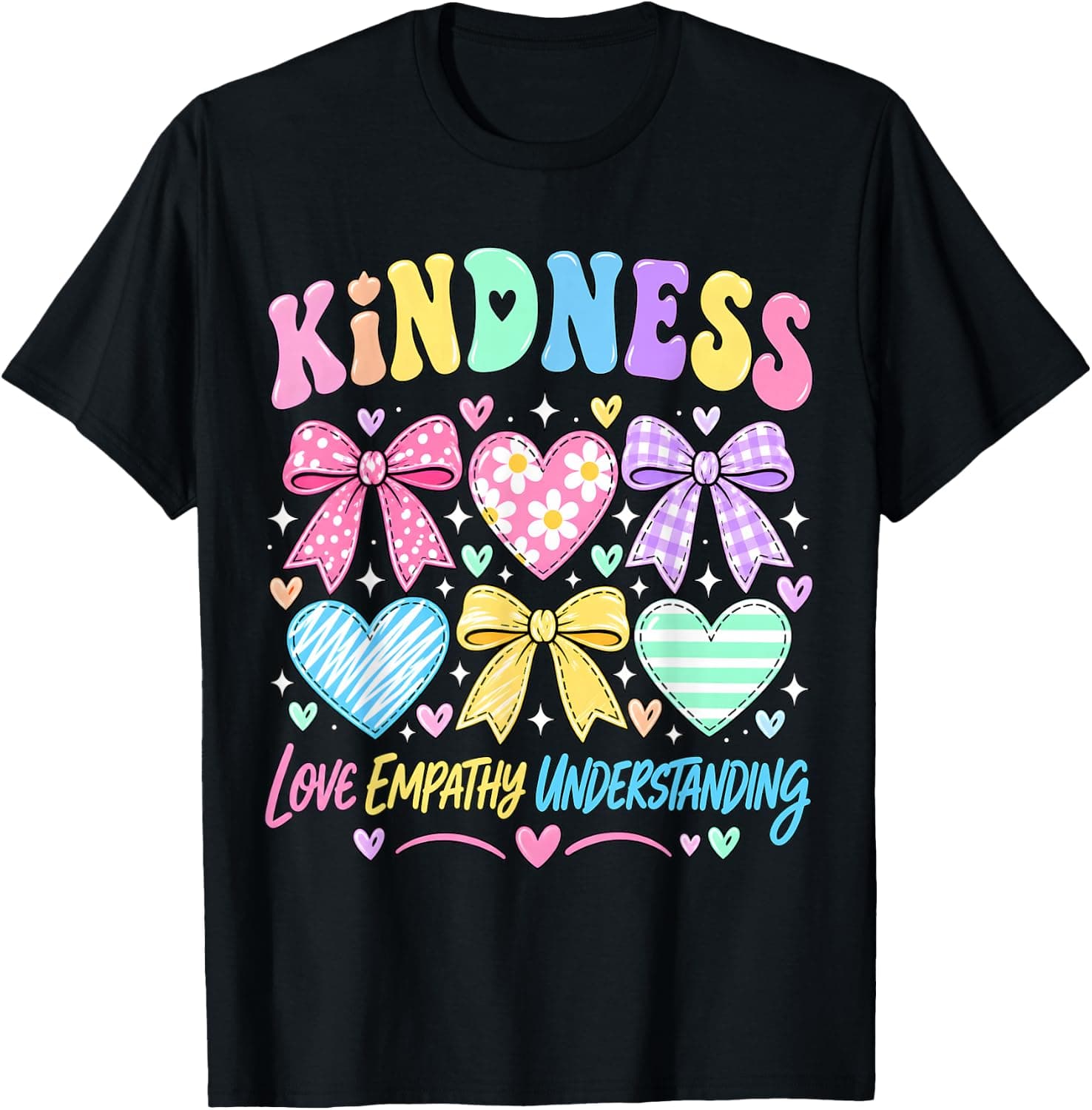 Choose Kindness Day Be Kind Empathy Inspirational Kids Girl T-Shirt - Trending Amazon merch on demand shirt with BSR 1,502,495