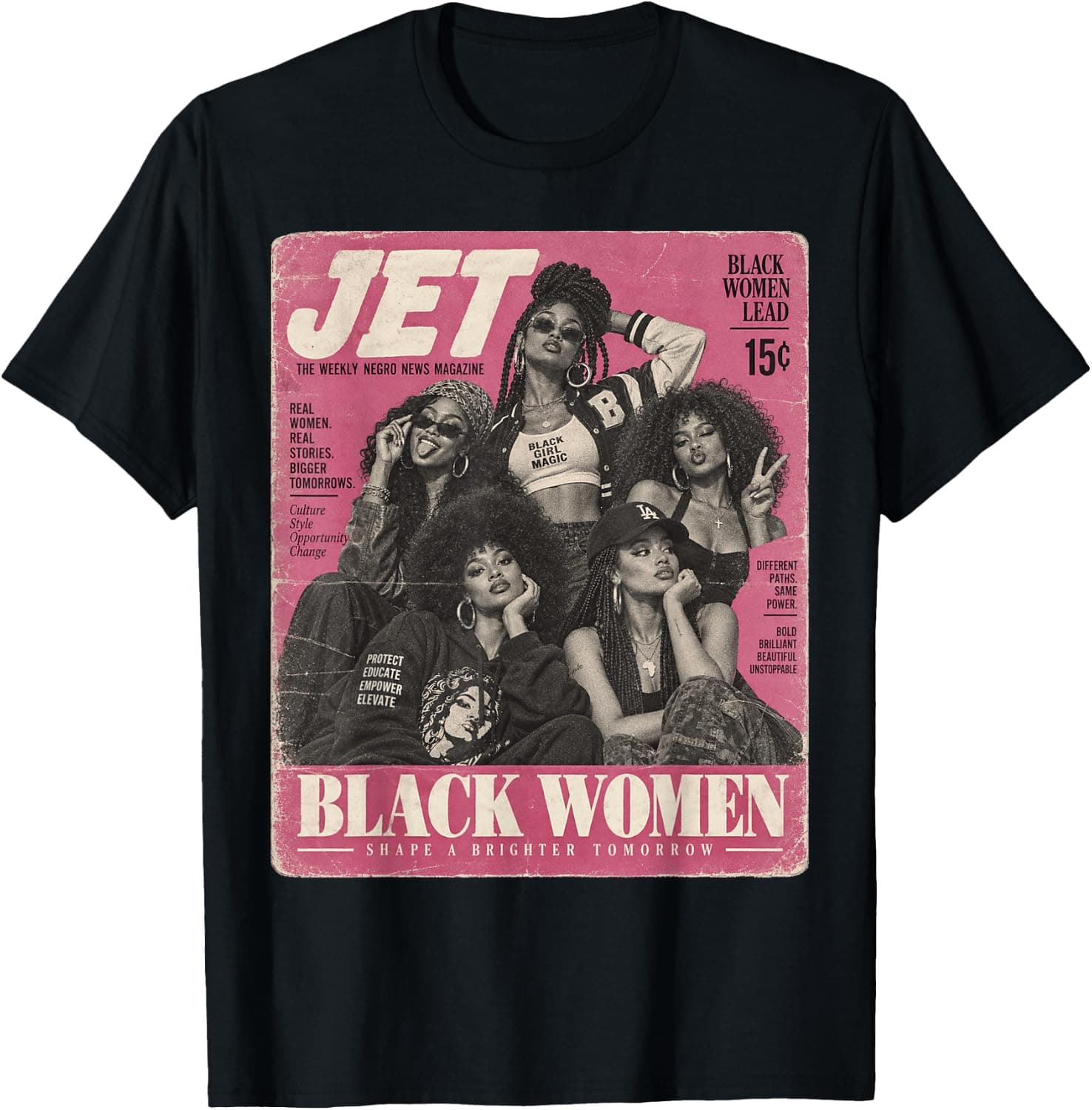 Black Girl T-Shirt - Trending Amazon merch on demand shirt with BSR 1,348,047