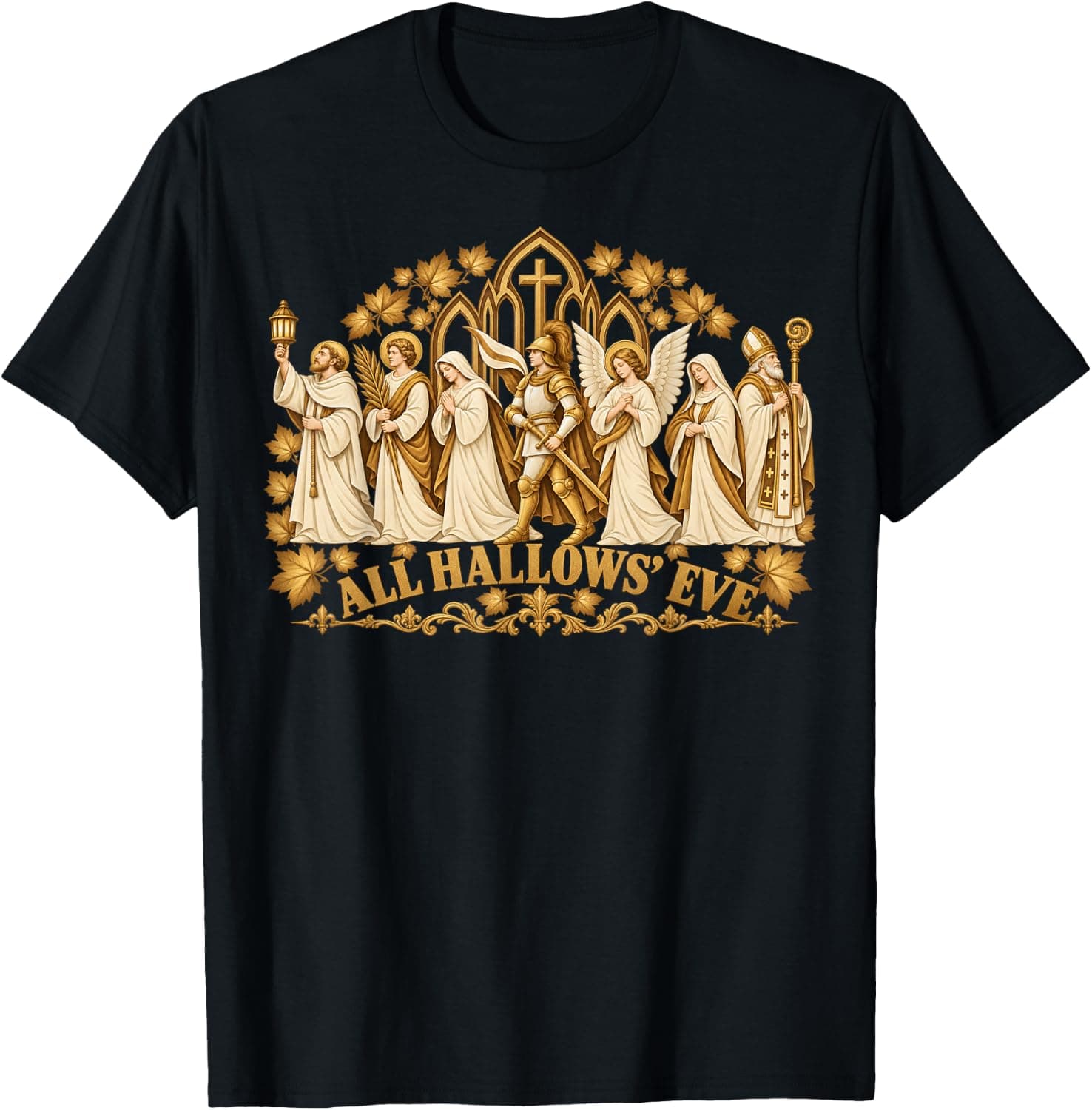 Hallowtide Triduum All Souls' Day Catholic Christian Fall T-Shirt - Trending Amazon merch on demand shirt with BSR 755,298