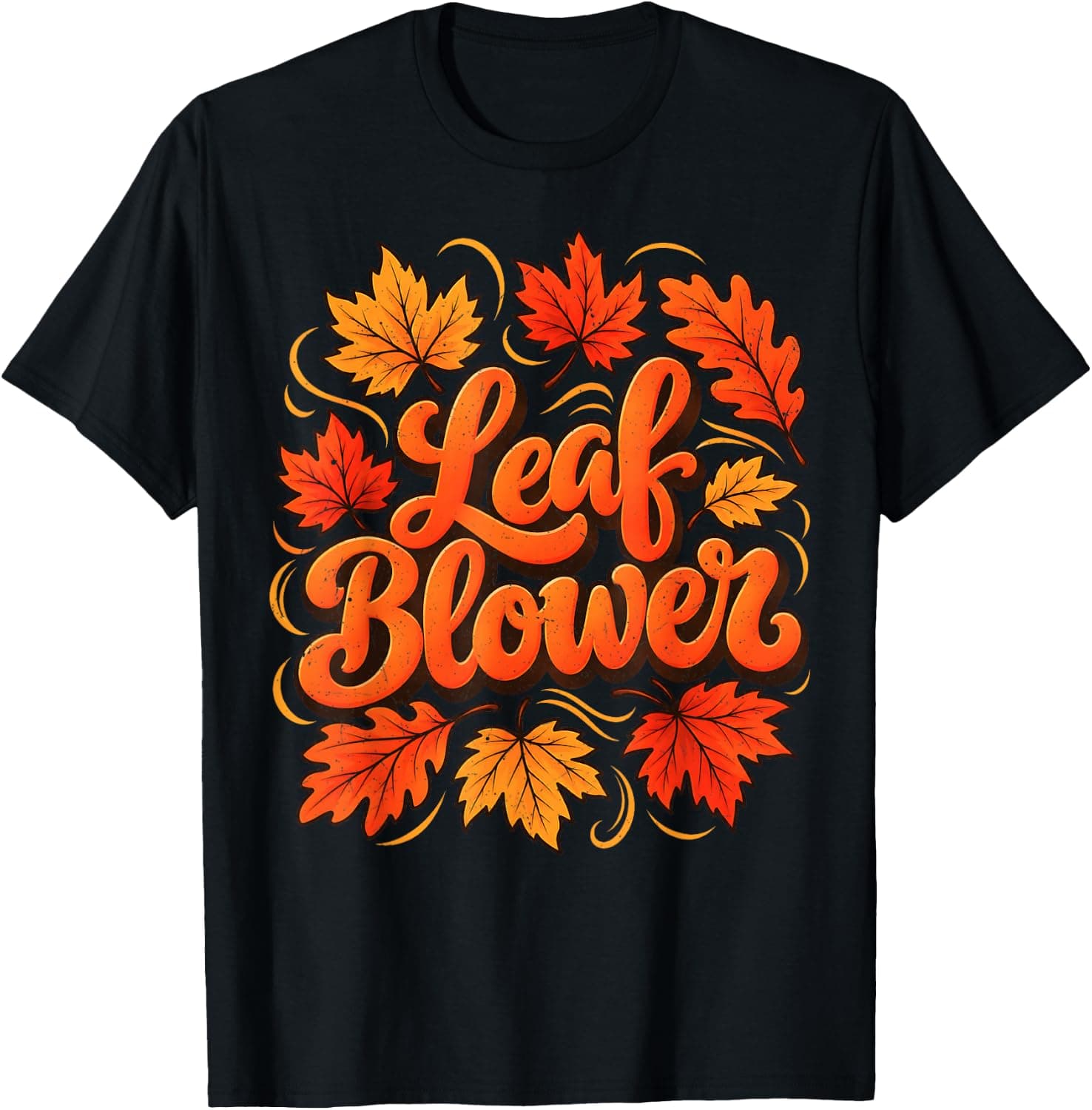 Funny Leaf Blower Fall Costume Couple Halloween Matching T-Shirt - Trending Amazon merch on demand shirt with BSR 1,184,770