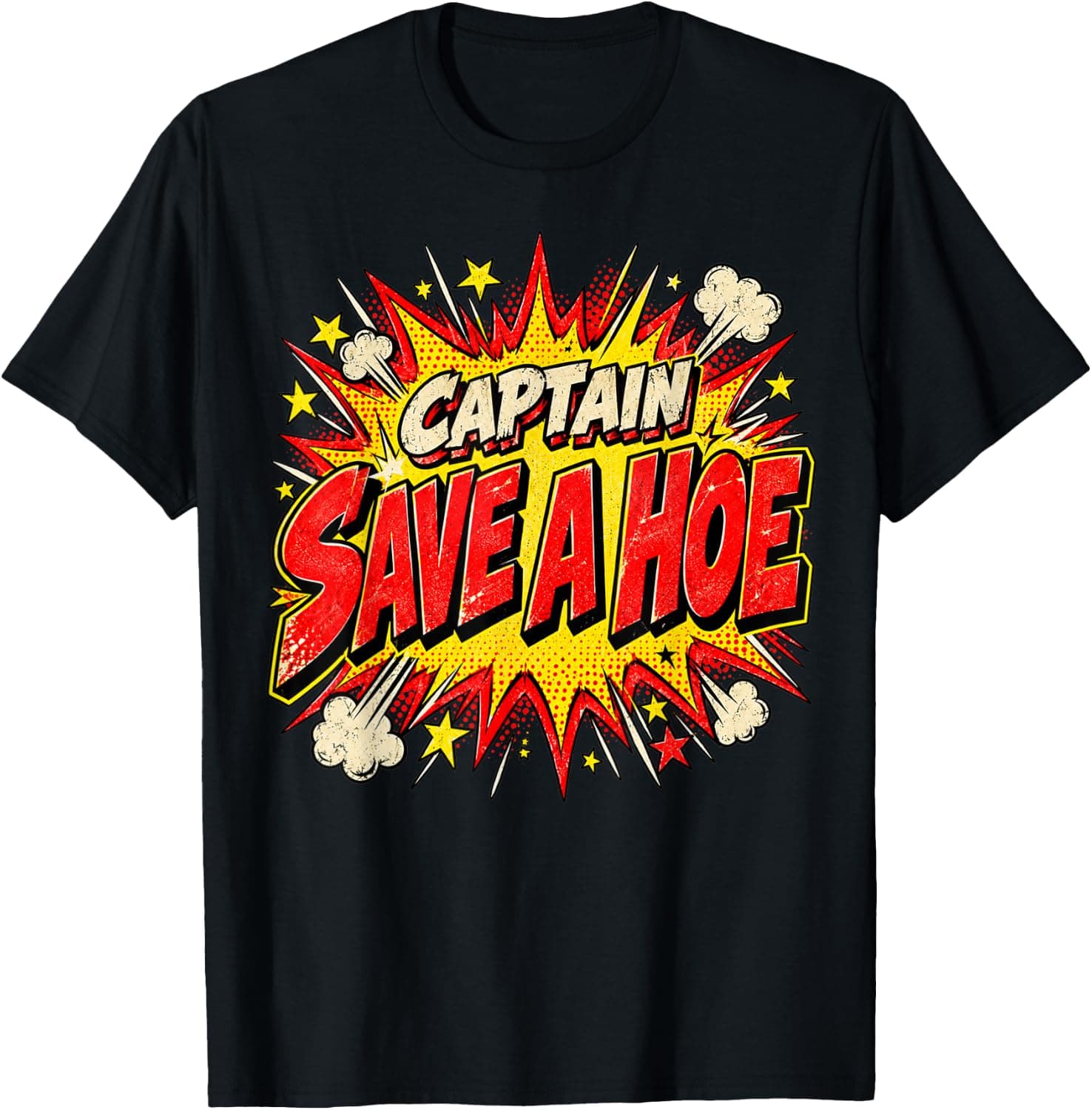Funny Cap-Tian Save A Ho Costume Halloween Women Men T-Shirt - Trending Amazon merch on demand shirt with BSR 1,208,662