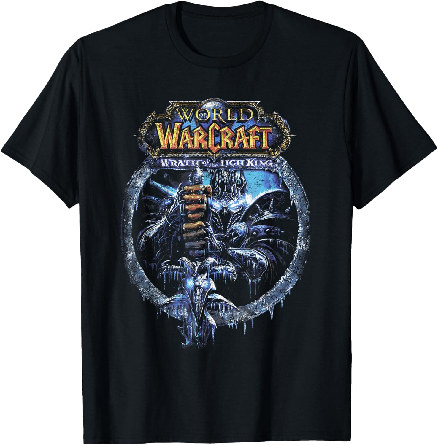 Wow Wrath of the Lich King Logo MMORPG Video Game T-Shirt - Trending POD product with BSR 838,178