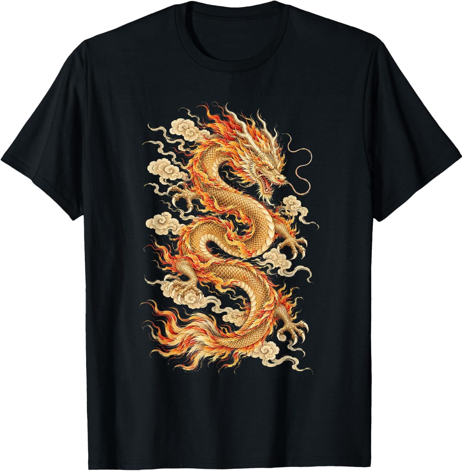Traditional Chinese Dragon Power Strength T-Shirt - Trending Amazon merch on demand shirt with BSR 650,038