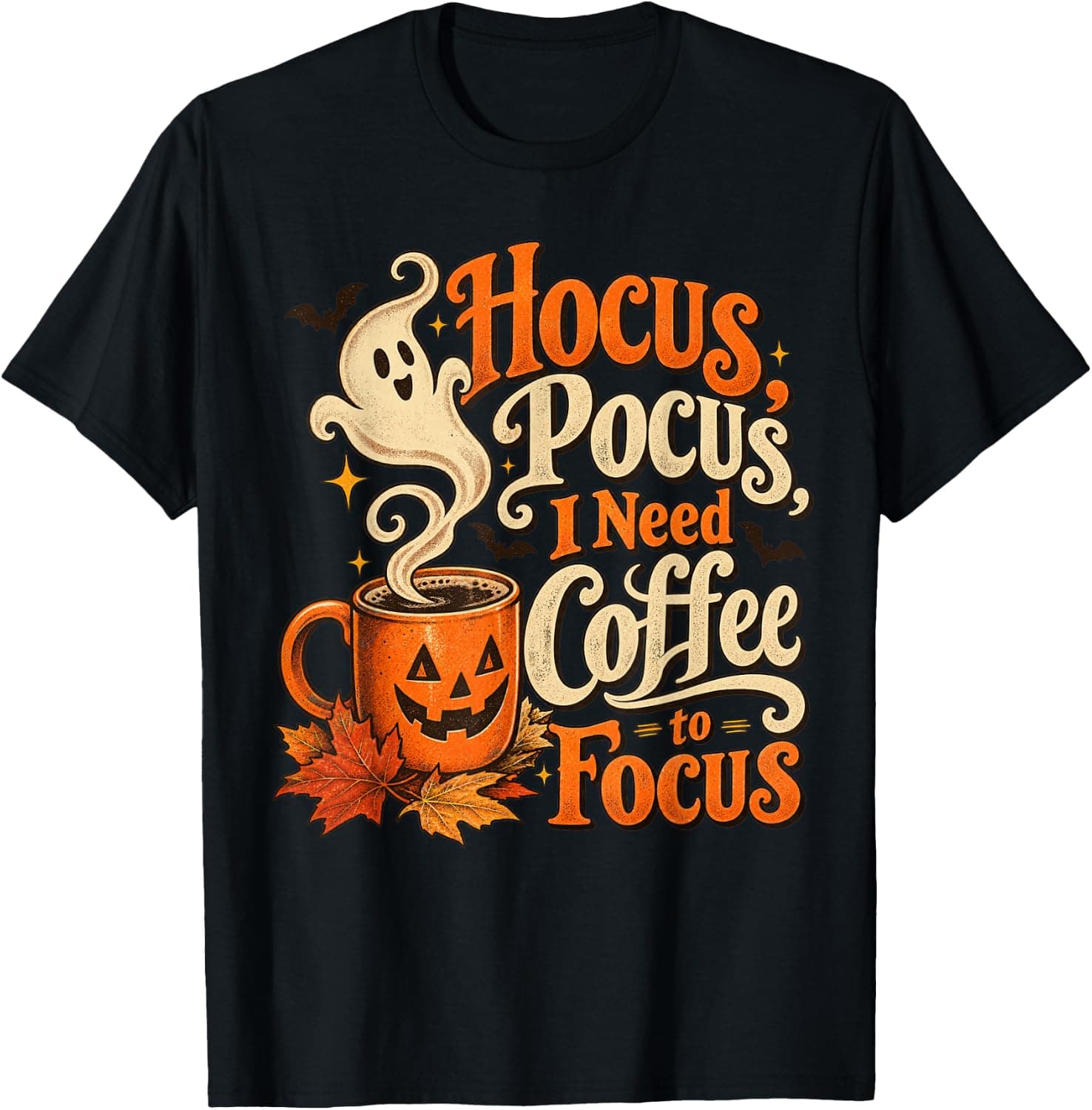 Hocus Pocus Coffee Halloween Shirts for Men Women Funny T-Shirt - Trending POD product with BSR 540,811