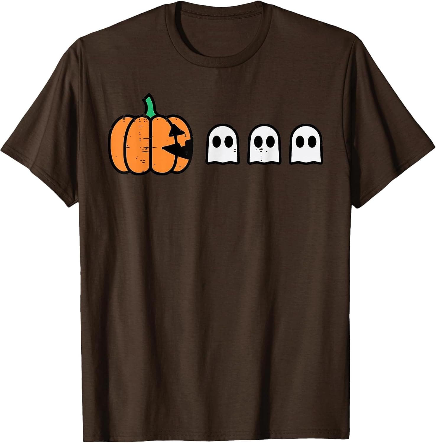 Halloween Gamer Pumpkin Eating Ghost Costume Men Boys Kids T-Shirt - Trending POD product with BSR 83,954