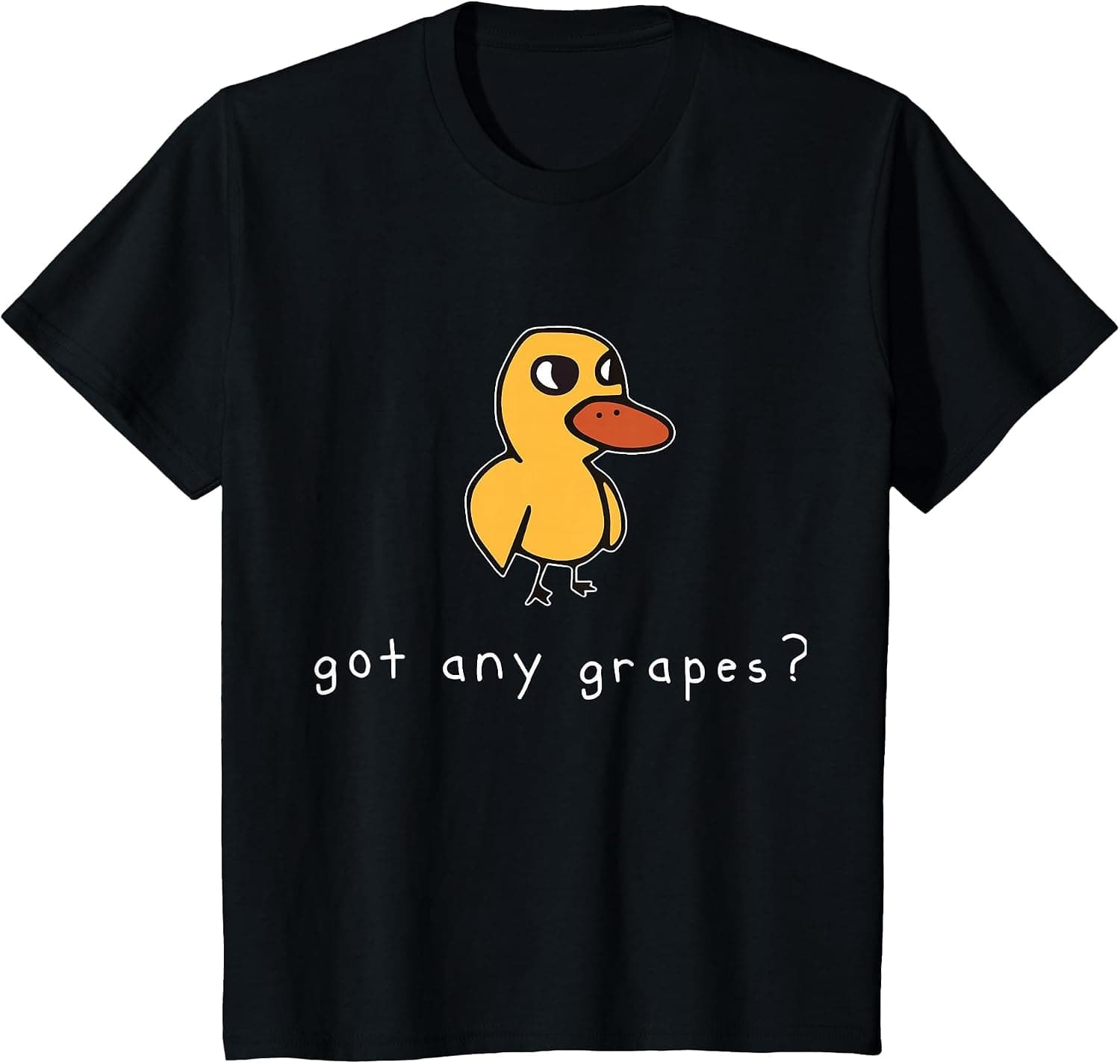 Funny Duck Got Any Grapes Summer Humor Design T-Shirt - Trending POD product with BSR 110,292