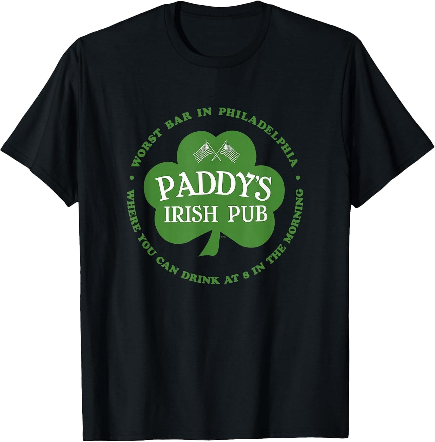 It's Always Sunny in Philadelphia Paddy's Green Shamrock TV T-Shirt - Trending POD product with BSR 697,573