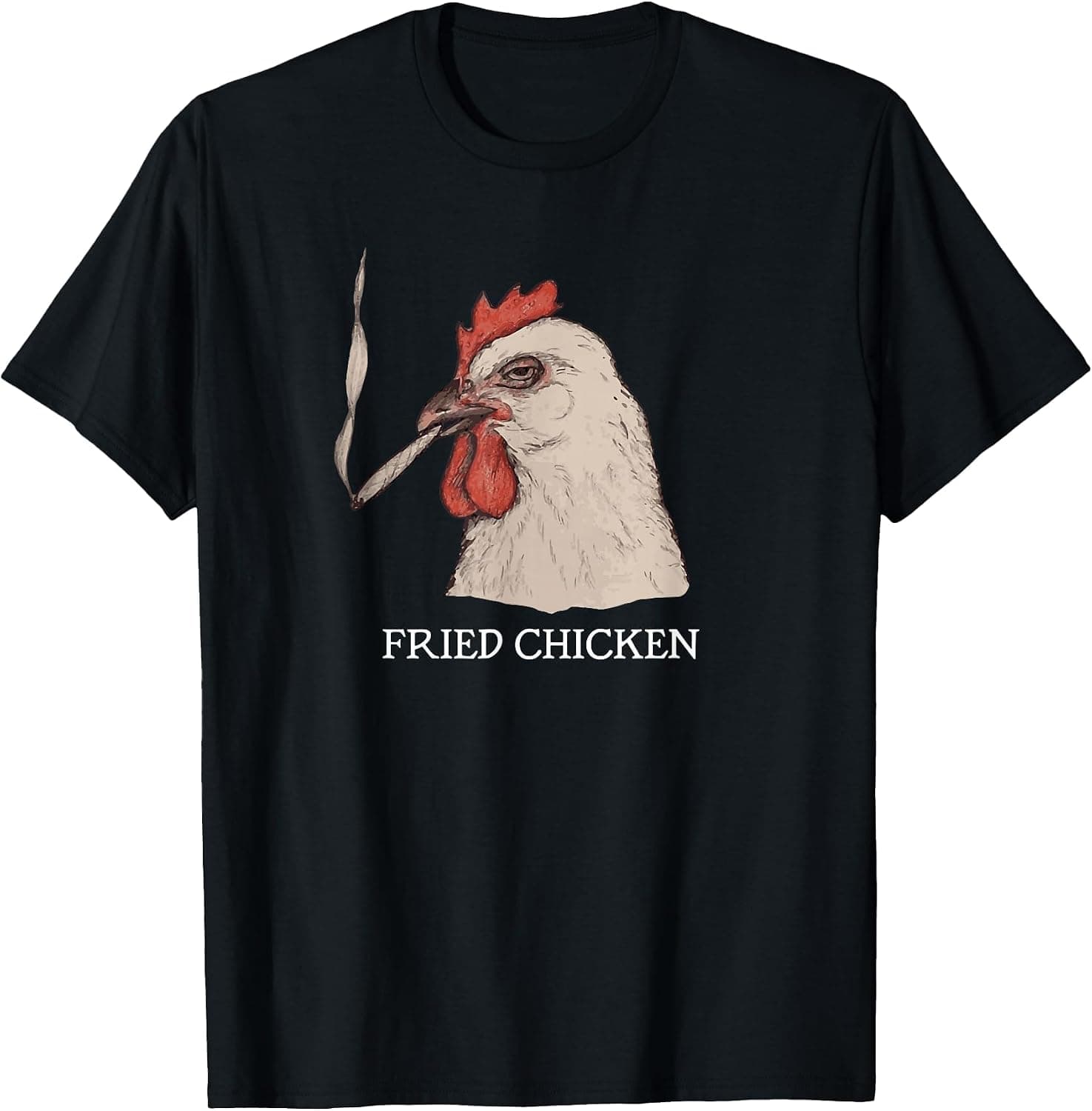 Fried Chicken 420 Smoking Marijuana, Funny Stoner, Weed Meme T-Shirt - Trending POD product with BSR 222,922