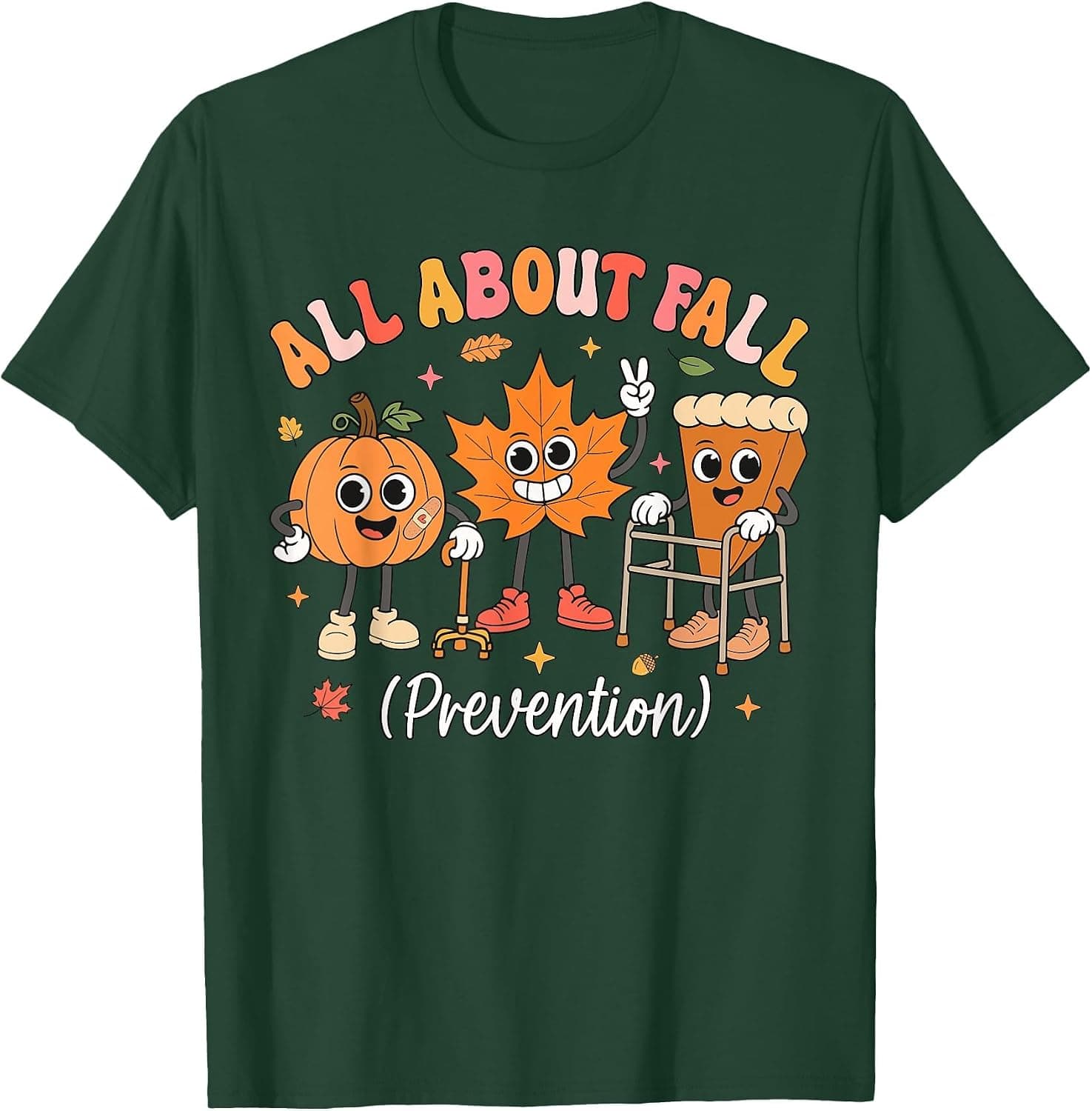 Nurse All About Fall Prevention Fall Physical Therapy PT OT T-Shirt - Trending POD product with BSR 237,119