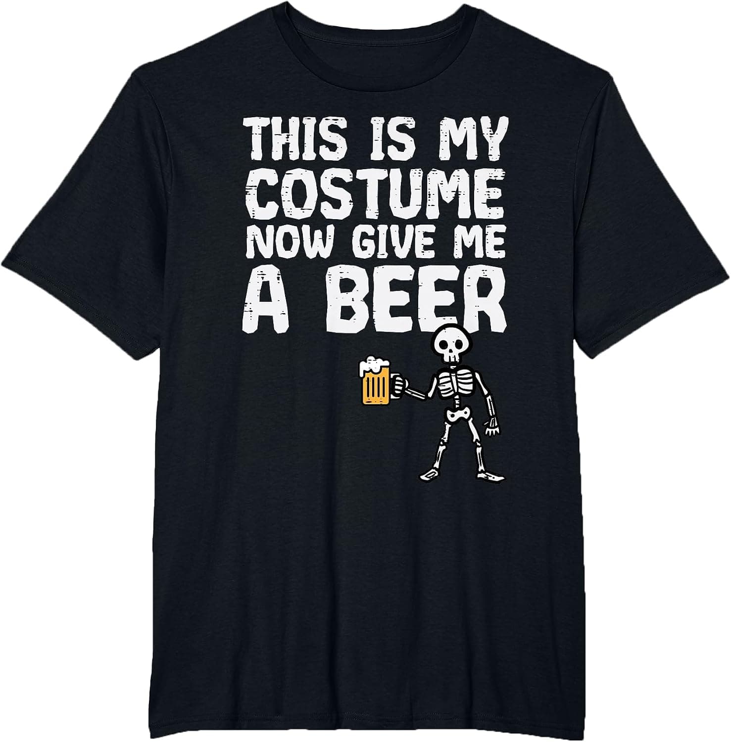 Halloween This is My Costume Give Me Funny Skeleton Dad Men T-Shirt - Trending POD product with BSR 21,070