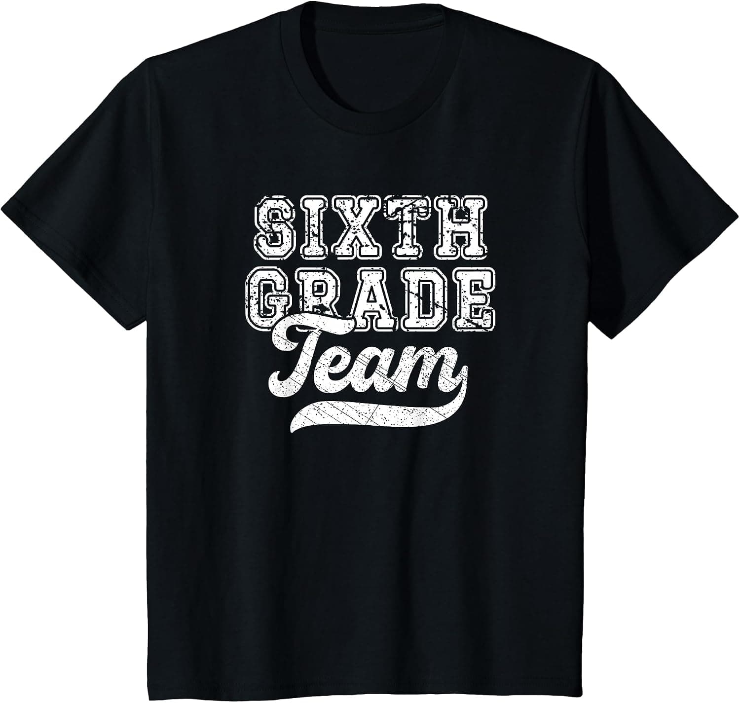 Kids Teacher Sixth Grade Retro Back to School Team 6th Grade T-Shirt - Trending POD product with BSR 171,835