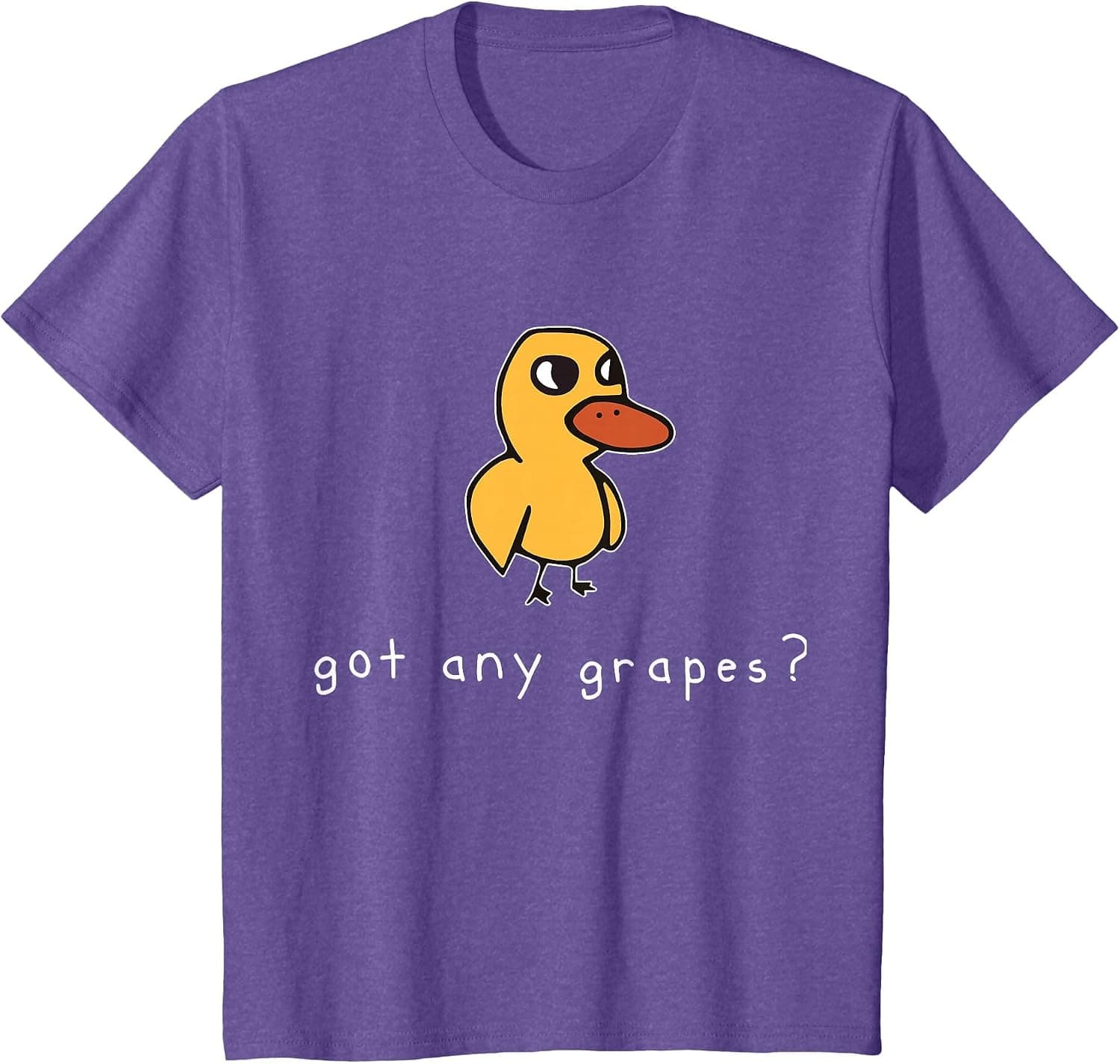 Funny Duck Got Any Grapes Summer Humor Design T-Shirt - Trending POD product with BSR 108,387